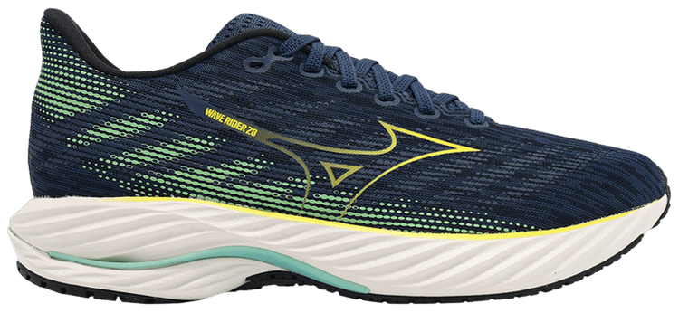 Mizuno Wave Rider 28 Navy Yellow
