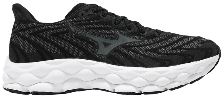 Mizuno Wave Sky 8 Super Wide Black White