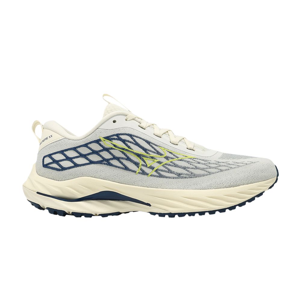 Pre-owned Mizuno Wave Inspire 20 Ssw 'off White Dark Blue' | Cream | Men's Size 11.5