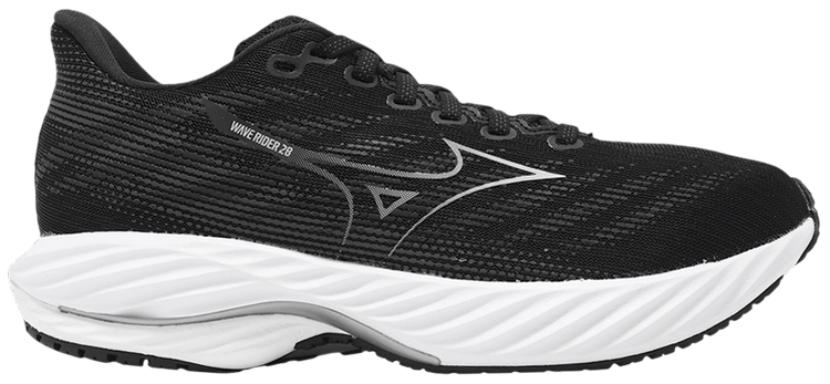 Mizuno Wmns Wave Rider 28 Super Wide Black Silver