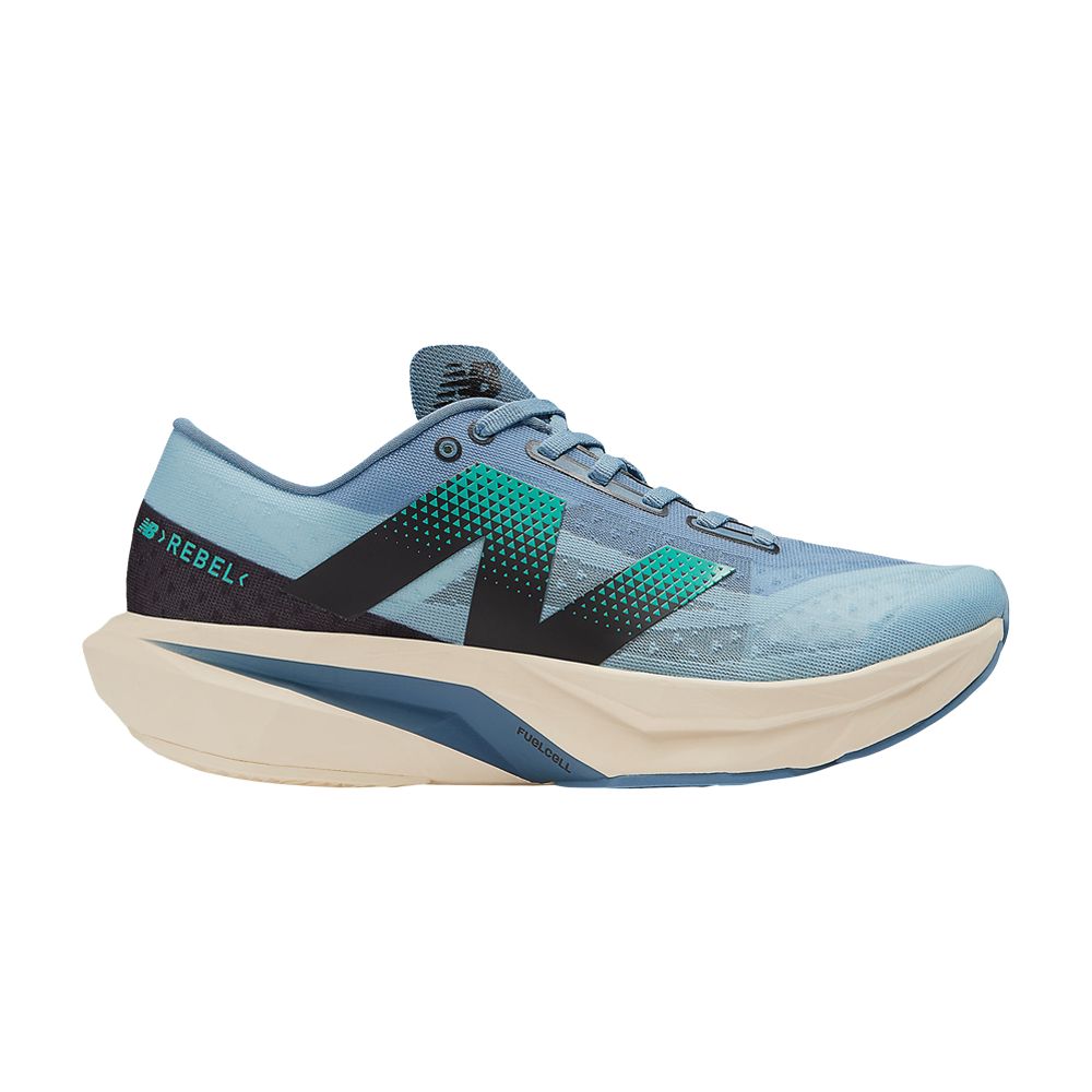 New Balance FuelCell Rebel v4 2E Wide 'Heron Blue Chrome Blue' | Men's Size 7 - MFCXCH4-2E