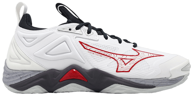 Mizuno Wave Momentum 3 White Salsa Vulcan