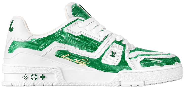 Louis Vuitton Trainer Colored In Motif   Green