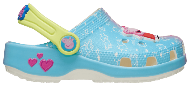 Crocs Peppa Pig x Classic Clog Toddler Blue Pink Gradient