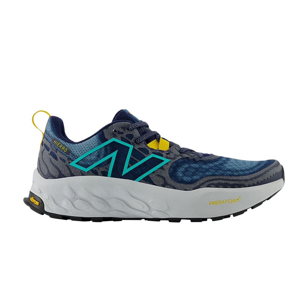 New Balance Fresh Foam X Hierro v8 4E Wide 'Navy Cyber Jade' | Blue | Men's Size 10 - MTHIERD8-4E