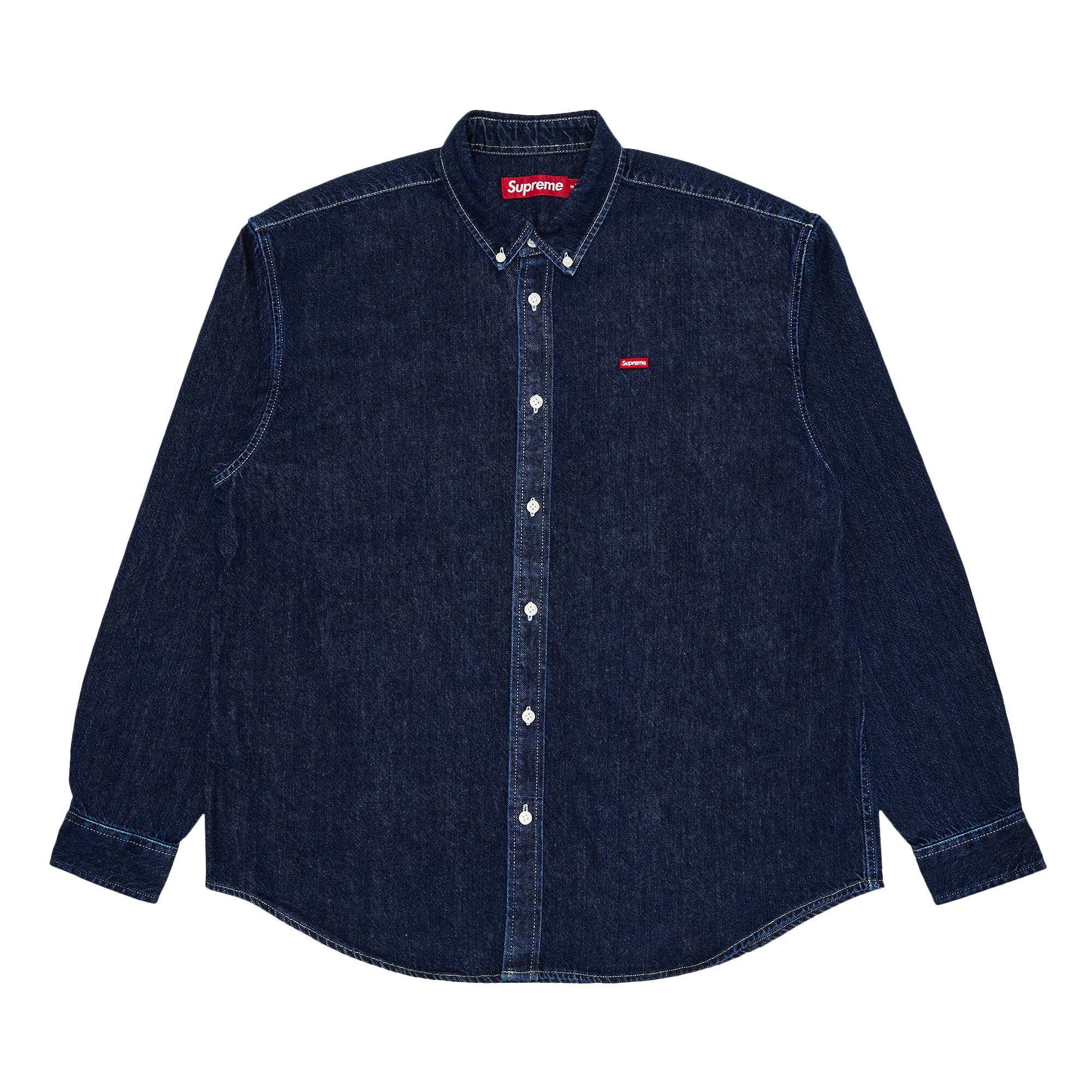 Supreme Small Box Shirt 'Rinsed Denim' | Blue | Men's Size S