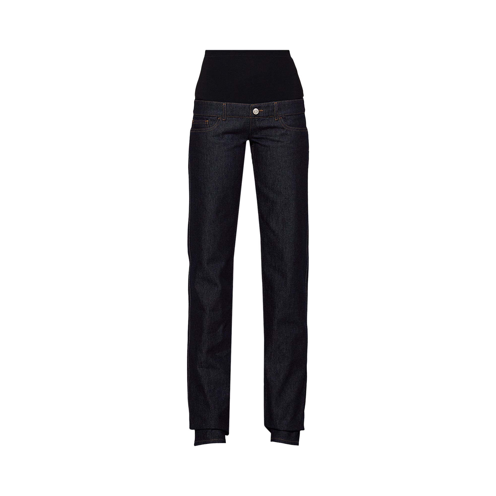 Coperni Jersey Hybrid Denim Trousers 'Blue' | Women's Size 34