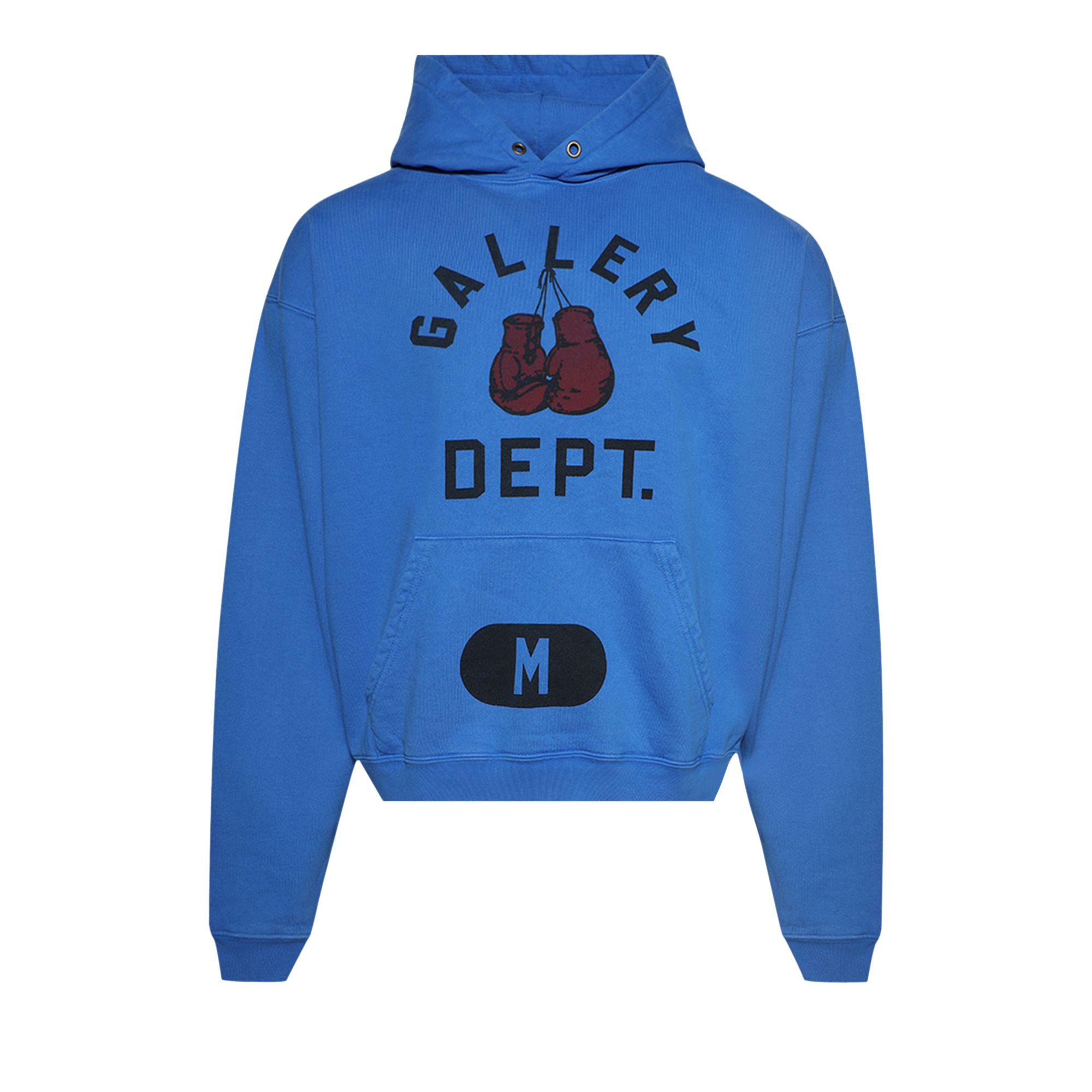 Gallery Dept. Boxing Merch Hoodie 'Royal' | Blue | Men's Size XL