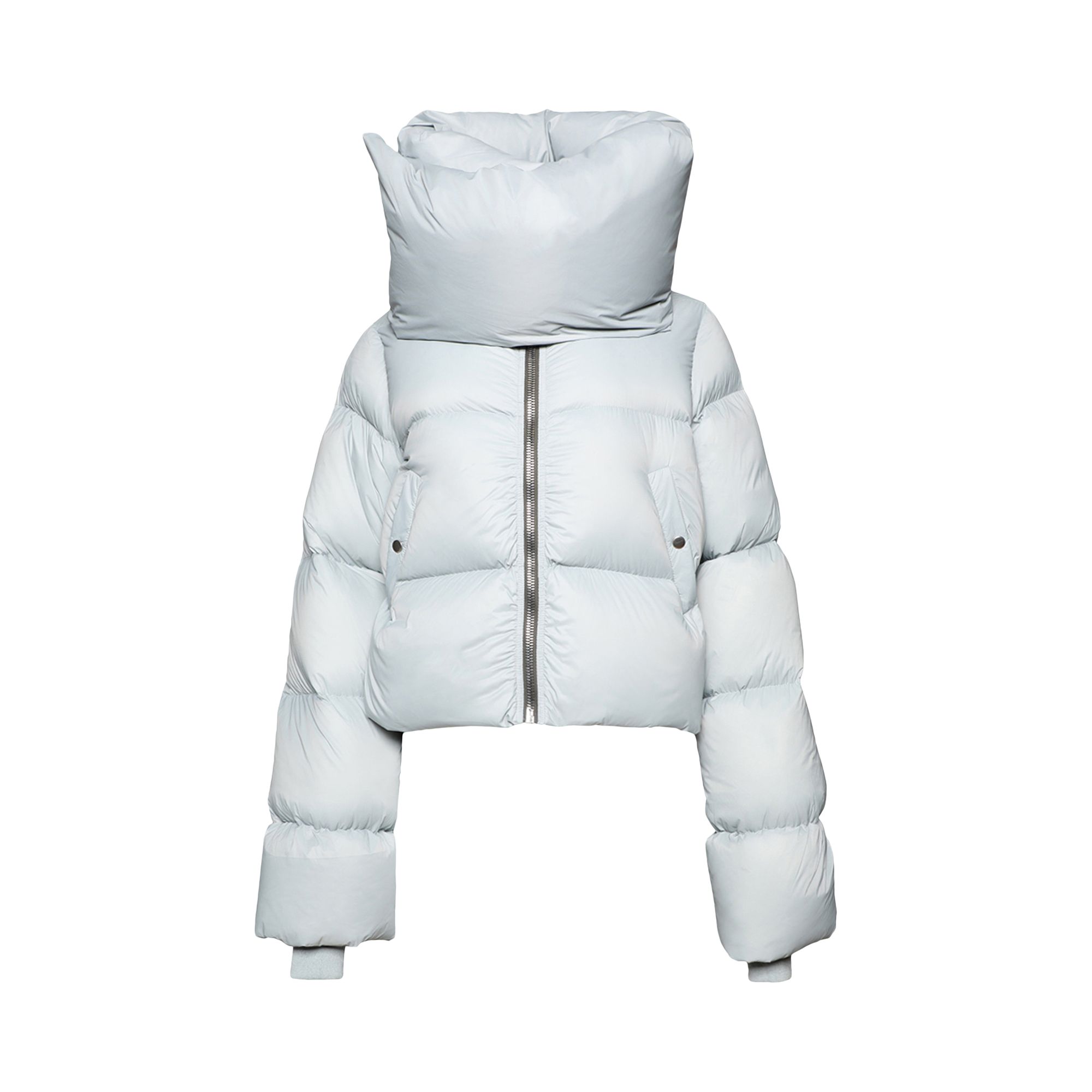 Rick Owens Funnel Neck Jacket 'Pale Blue' | Women's Size 40