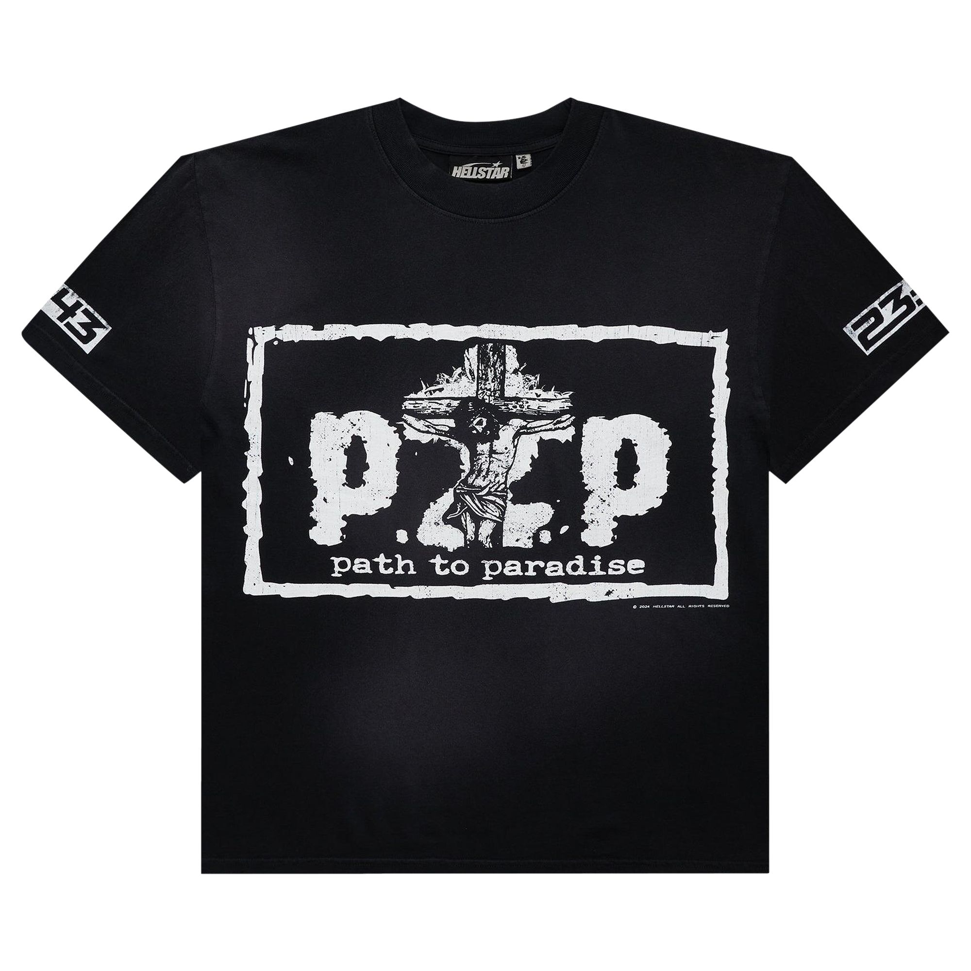 Hellstar P2P T-Shirt 'Black' | Men's Size M