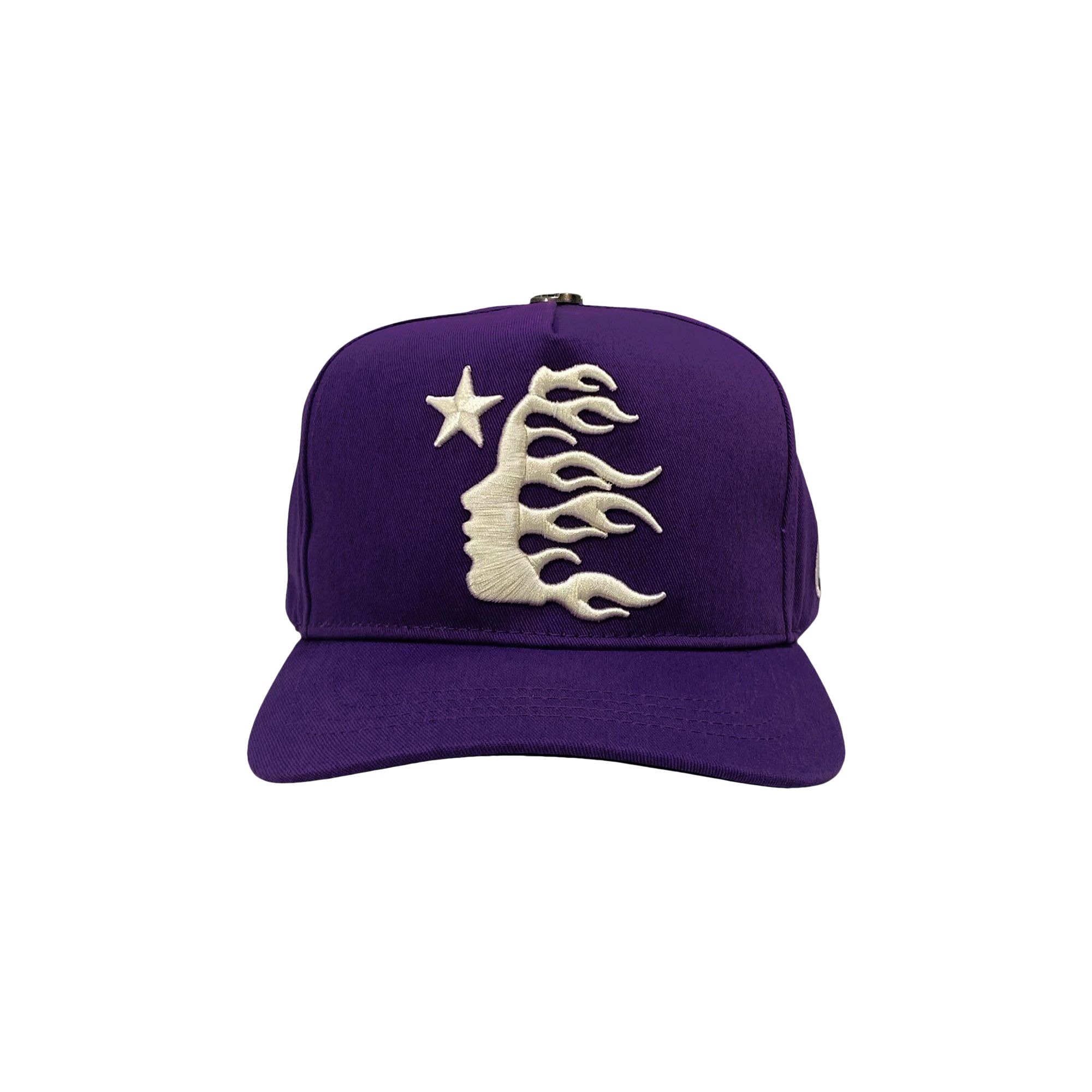 Pre-owned Hellstar Og Logo Snapback Hat 'purple' | Men's Size Onesize