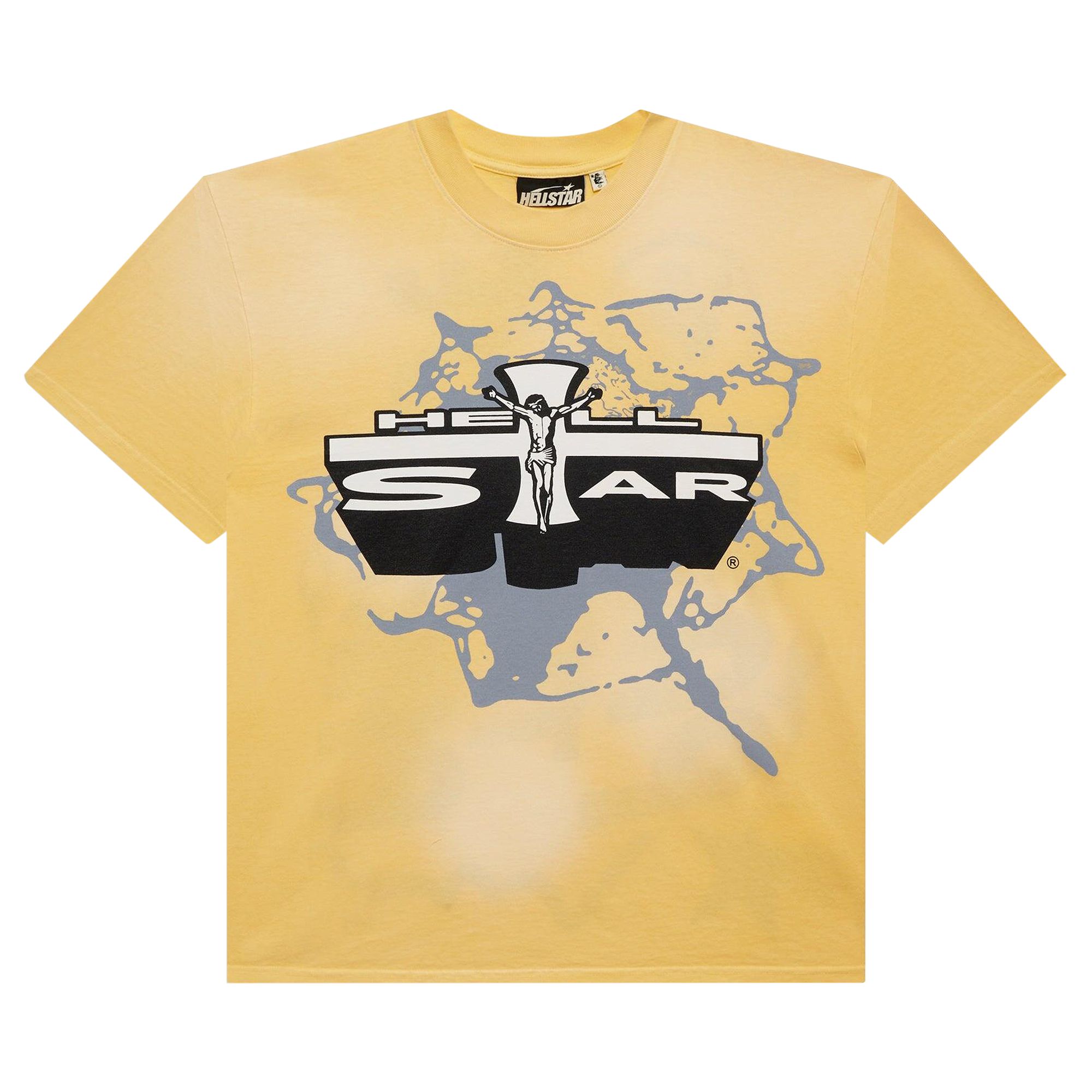 Hellstar Jesus T-Shirt 'Yellow' | Men's Size M