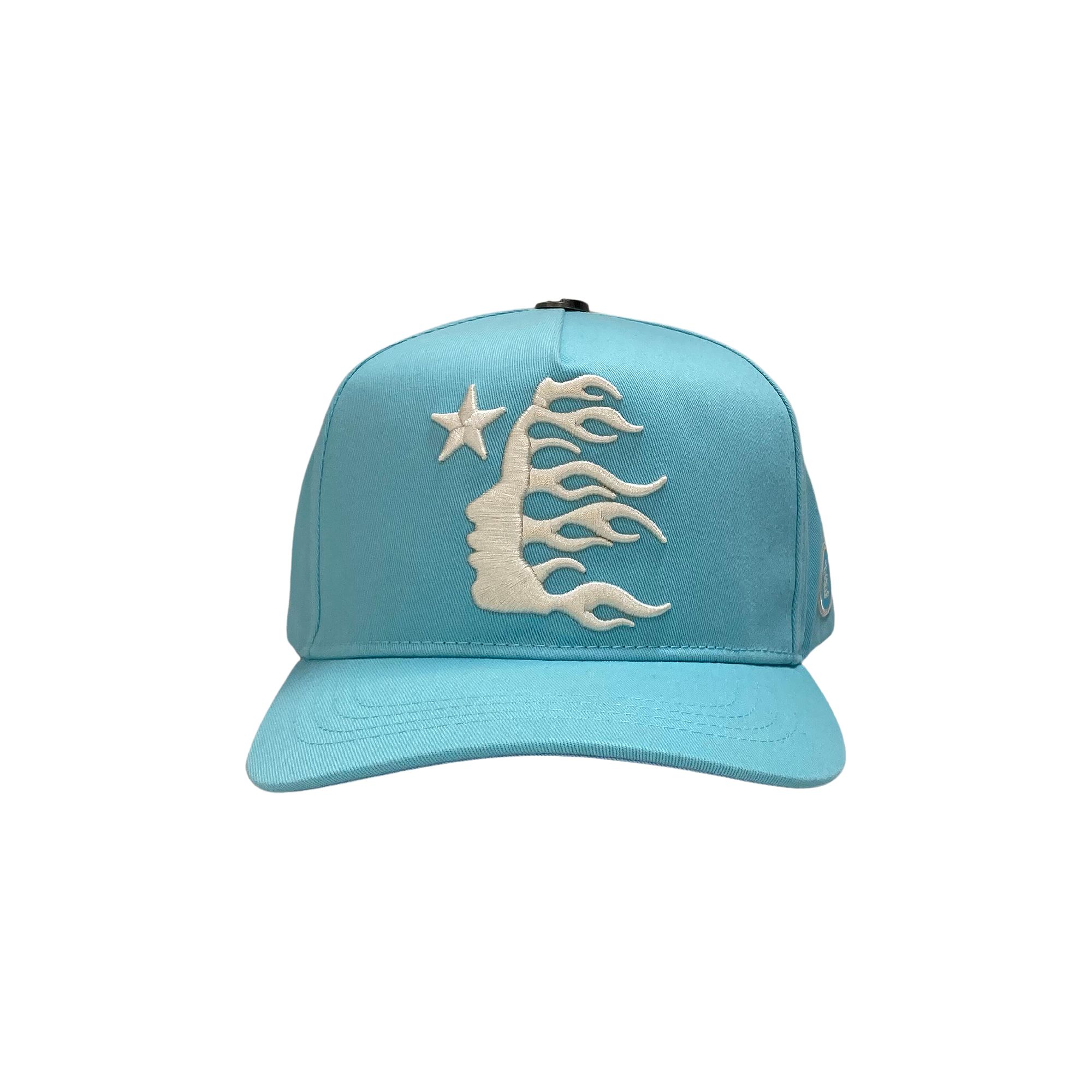 Pre-owned Hellstar Og Logo Snapback Hat 'baby Blue' | Men's Size Onesize