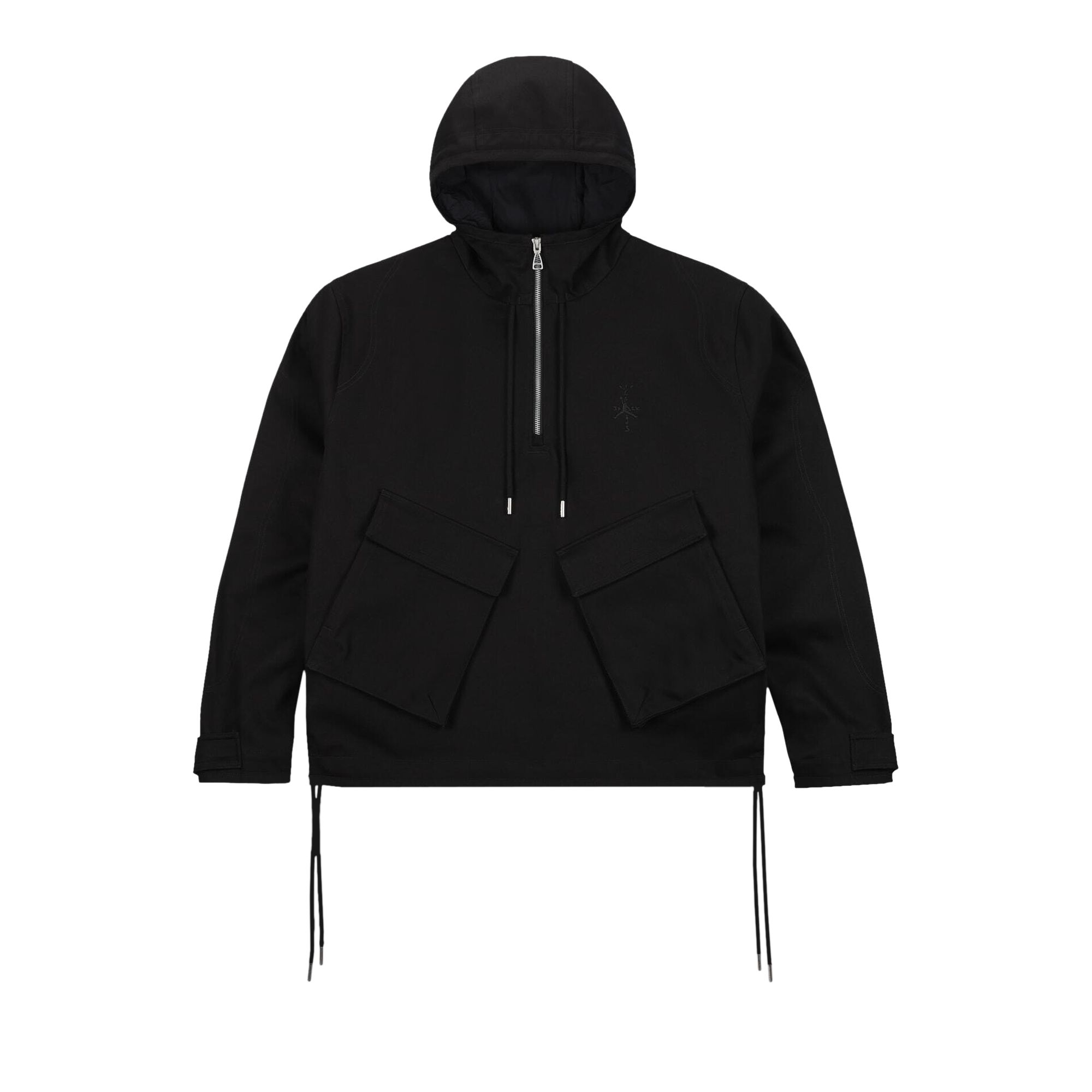 Air Jordan x Travis Scott 1/2-Zip Jacket 'Black' | Men's Size XL