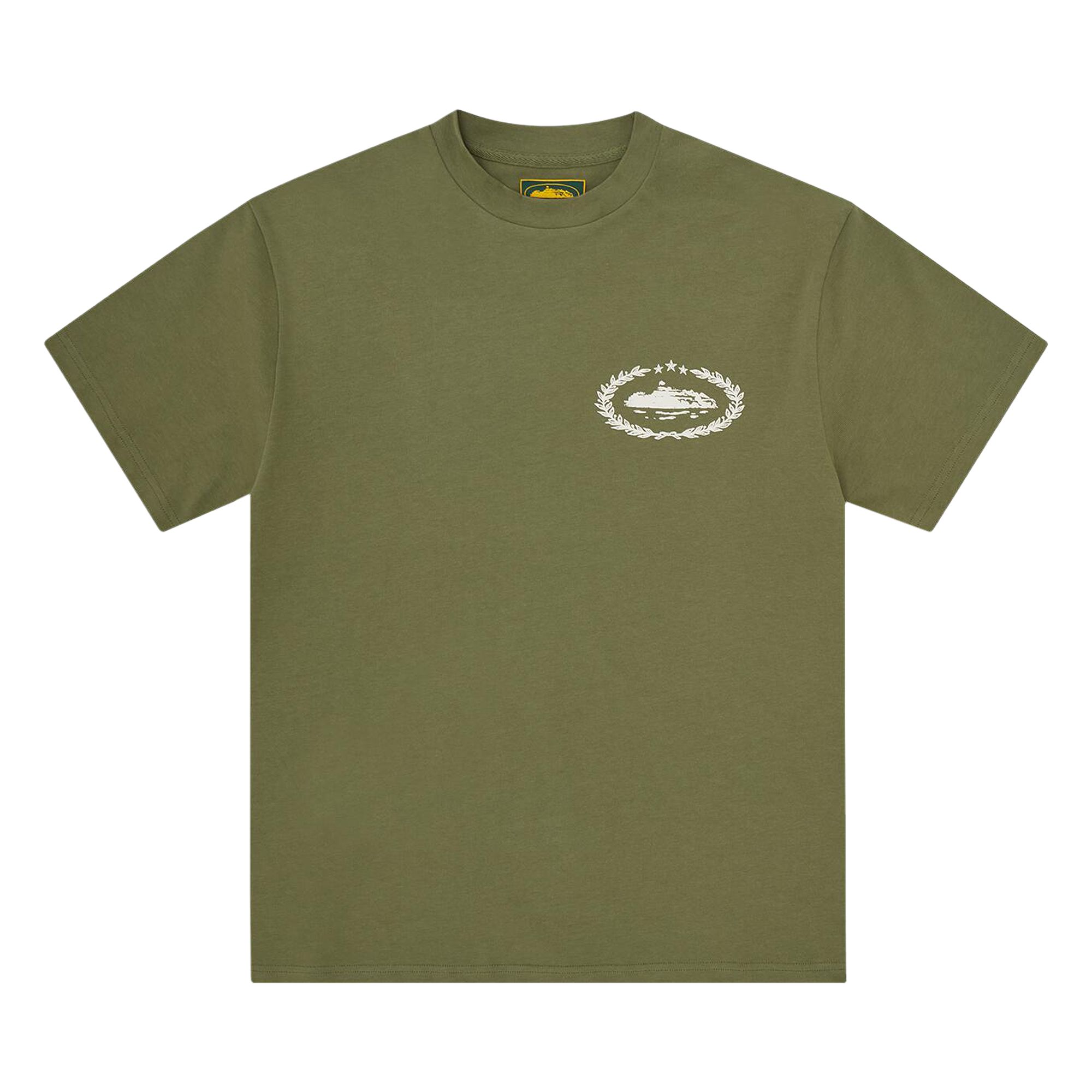 Pre-owned Corteiz Crtz Royale Heavyweight Tee 'olive' | Green | Men's Size Xs