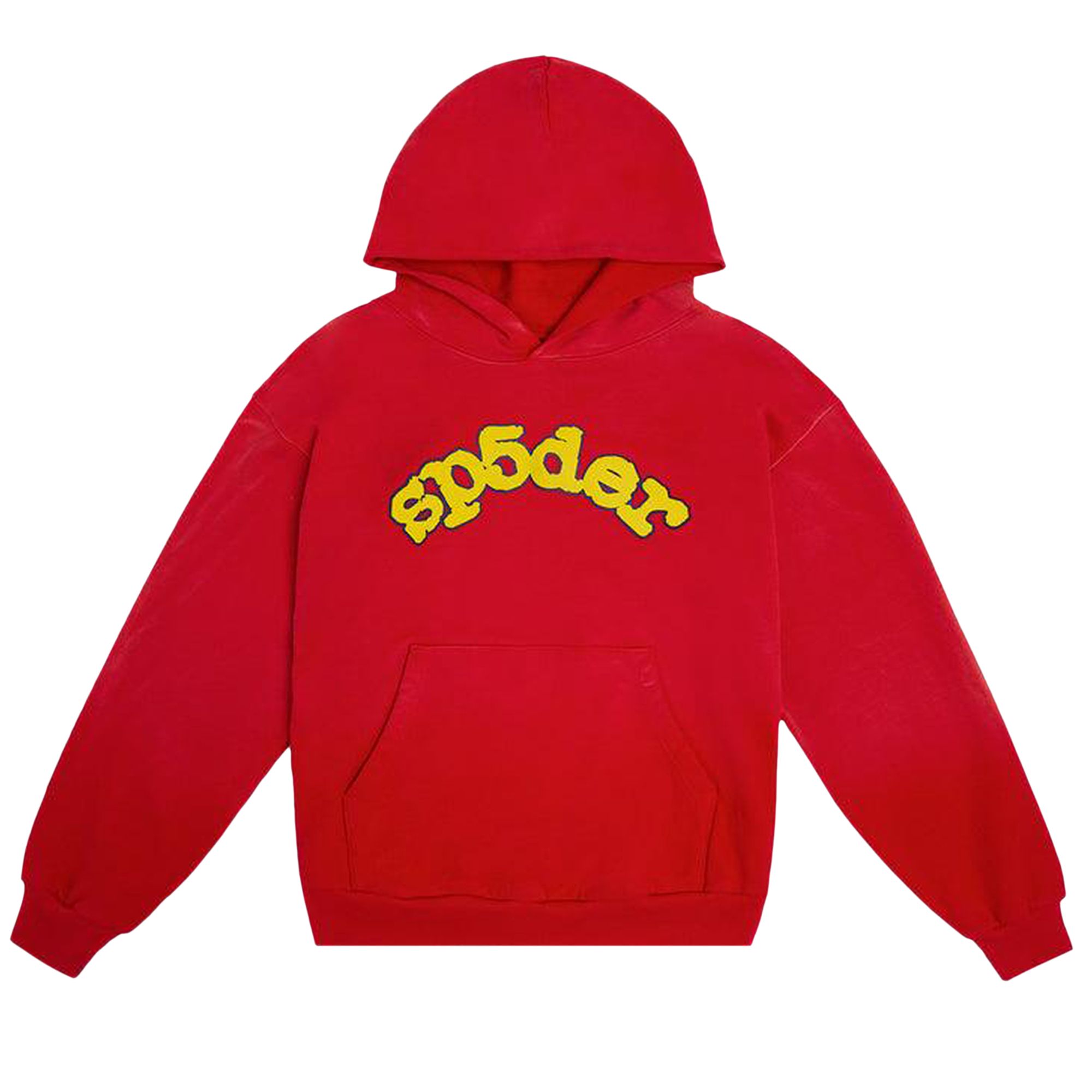 Pre-owned Sp5der Og Logo Hoodie 'red' | Men's Size L