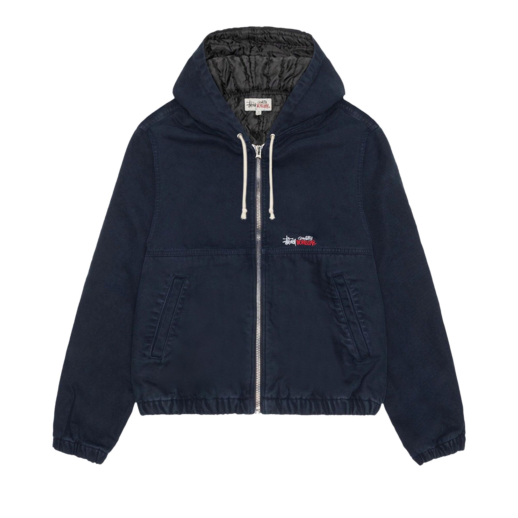 Stussy Insulated Canvas Work Jacket 'Navy' | Blue | Men's Size S