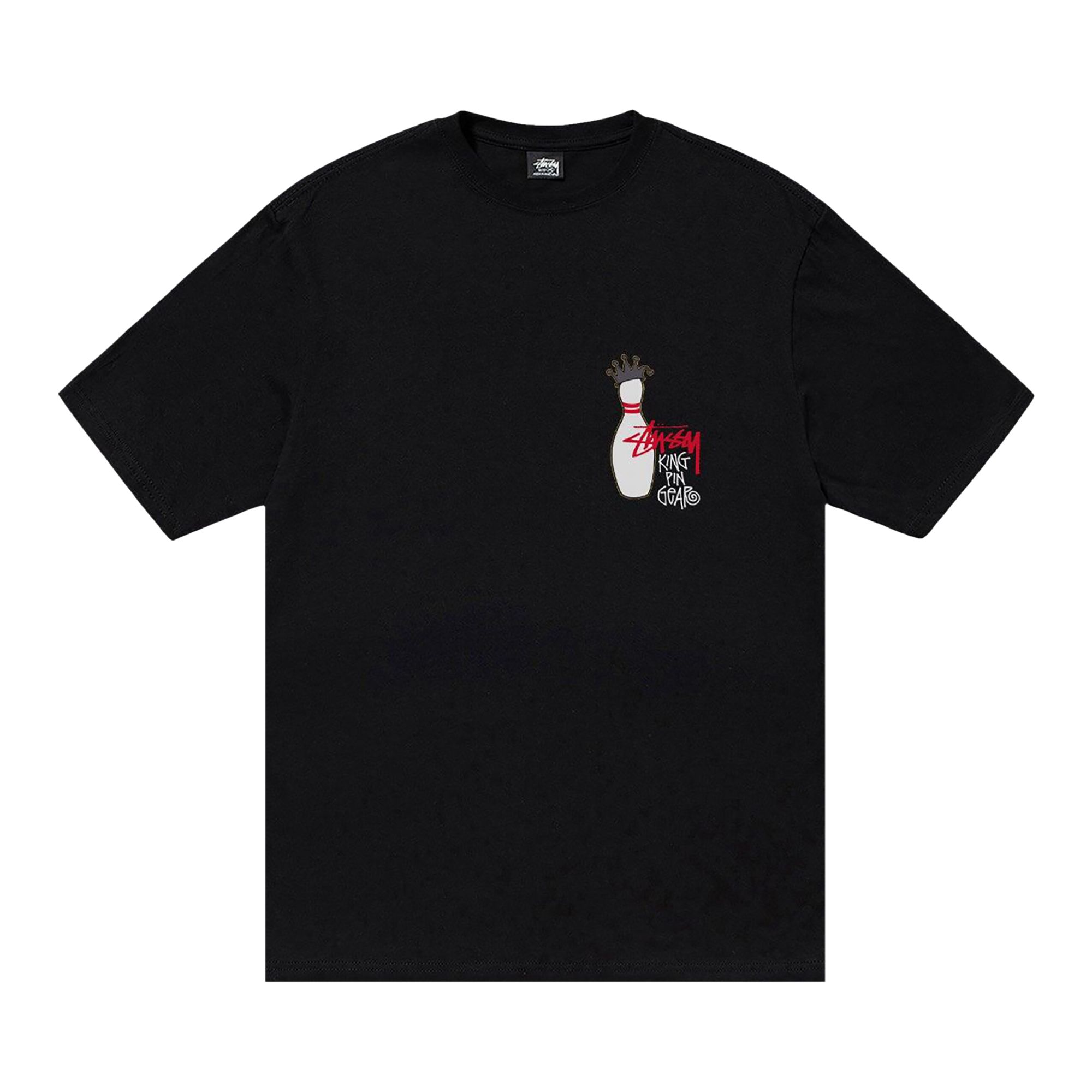Pre-owned Stussy Pigment Dyed Kingpin Tee 'black'