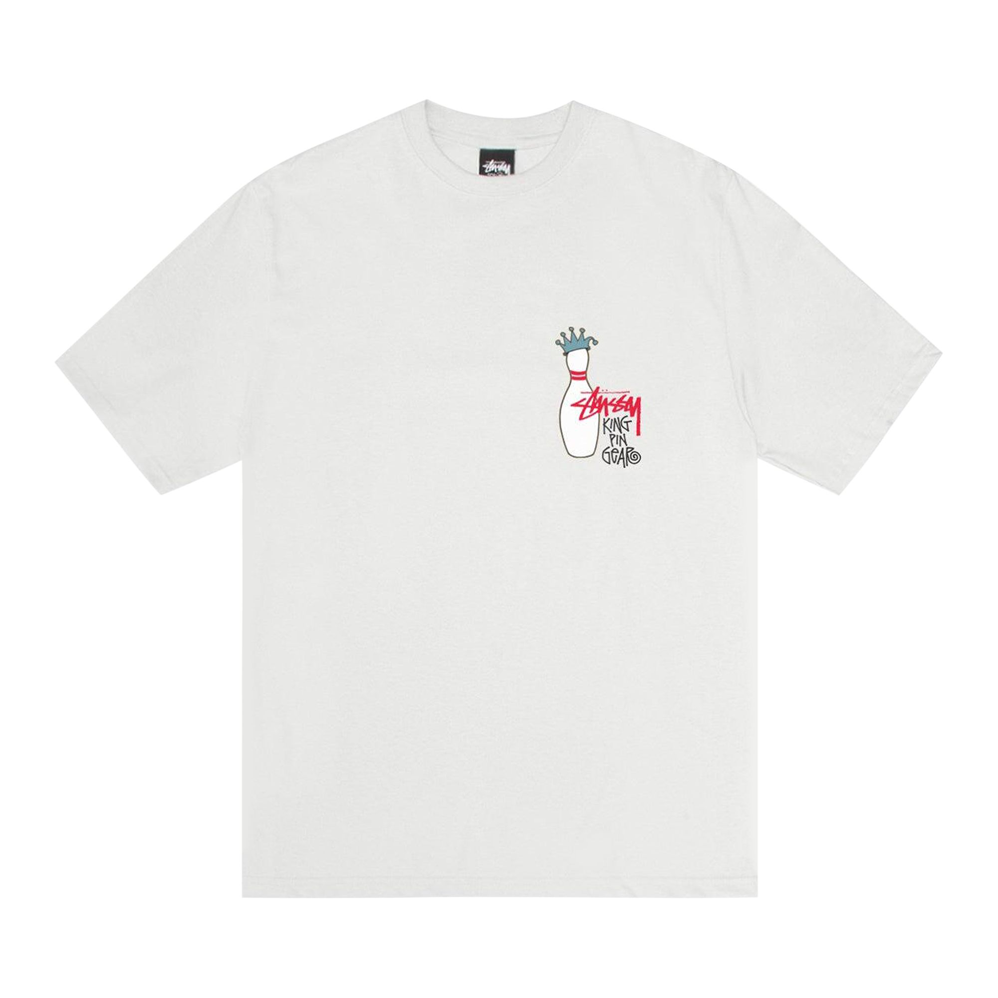 Pre-owned Stussy Pigment Dyed Kingpin Tee 'natural' In Cream