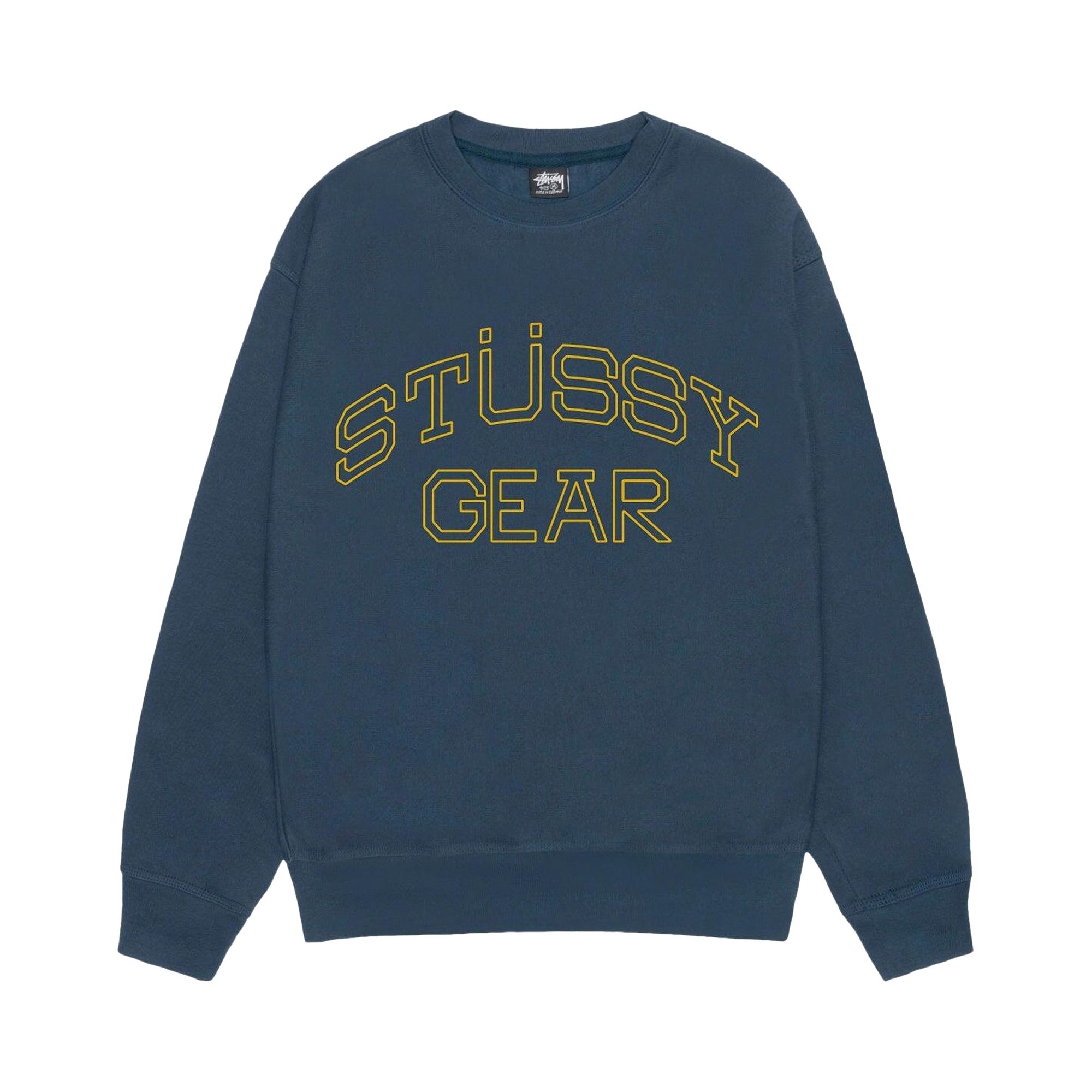 Pre-owned Stussy Gear Crew 'navy' In Blue