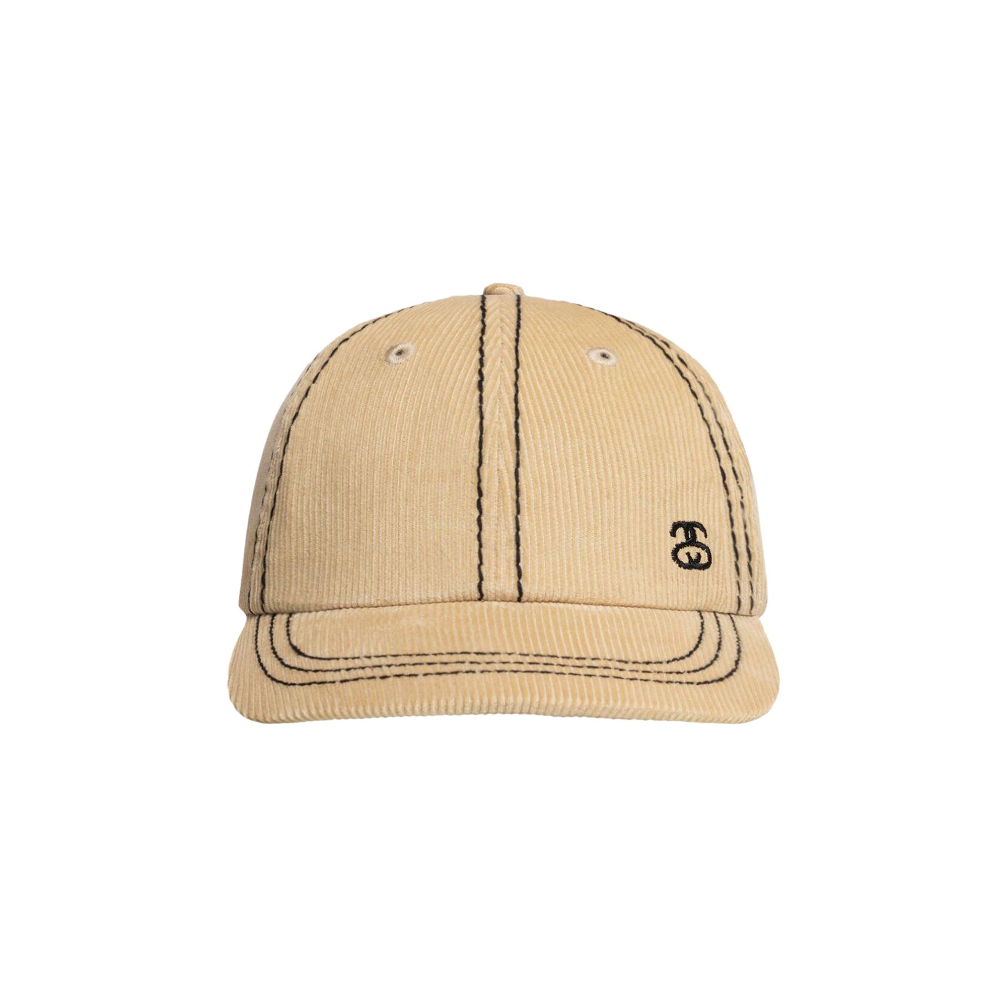Click to view more detailed imagery on our partner's website Pre-owned Stussy Low Profile Ss-link Stitched Strapback 'cream'