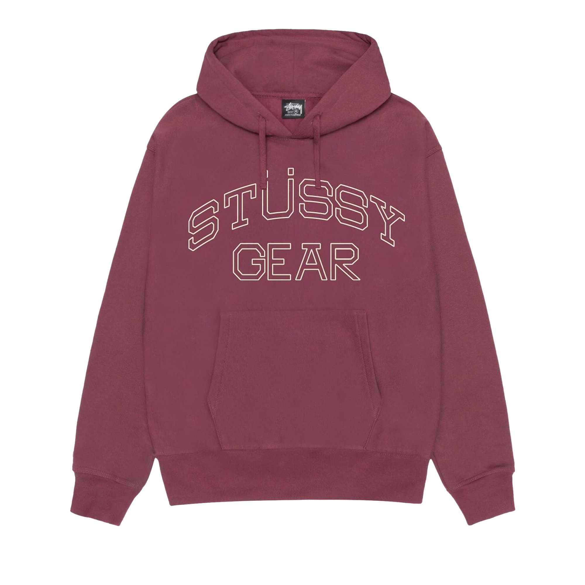 Pre-owned Stussy Gear Hoodie 'oxblood' | Red | Men's Size Xxl
