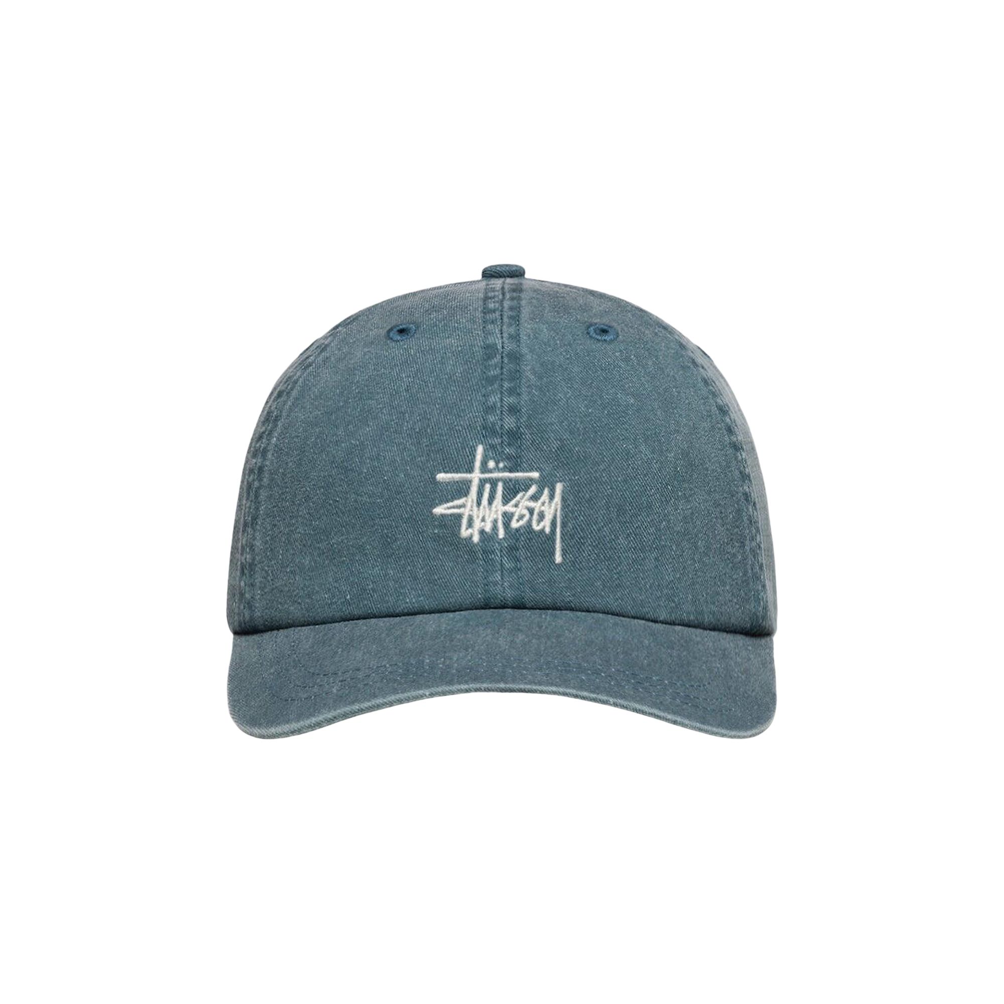 Pre-owned Stussy Low Pro Basic Washed Strapback 'lagoon' | Blue | Men's Size Onesize