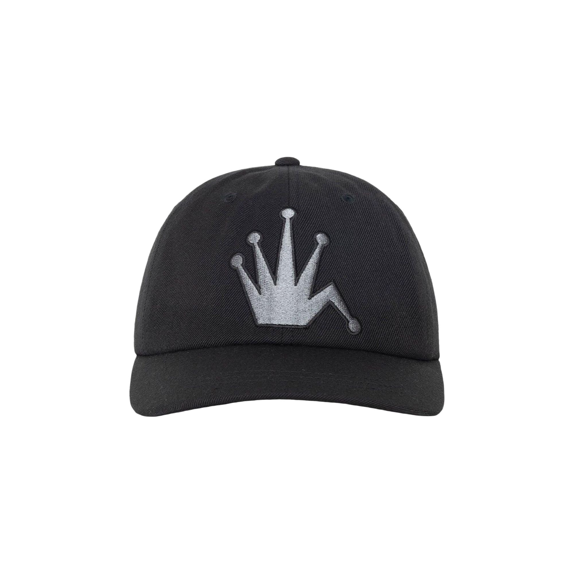 Pre-owned Stussy Low Profile Bent Crown Snapback 'black'