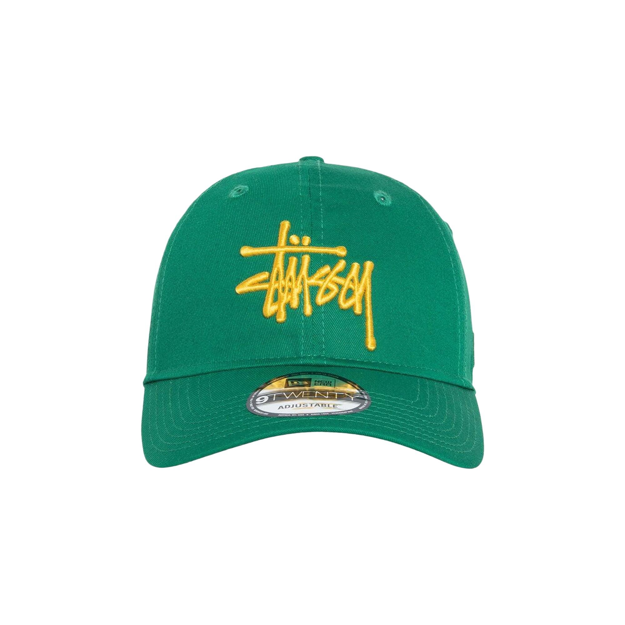 Pre-owned Stussy New Era 9twenty Basic Strapback 'kelly Green' | Men's Size Onesize