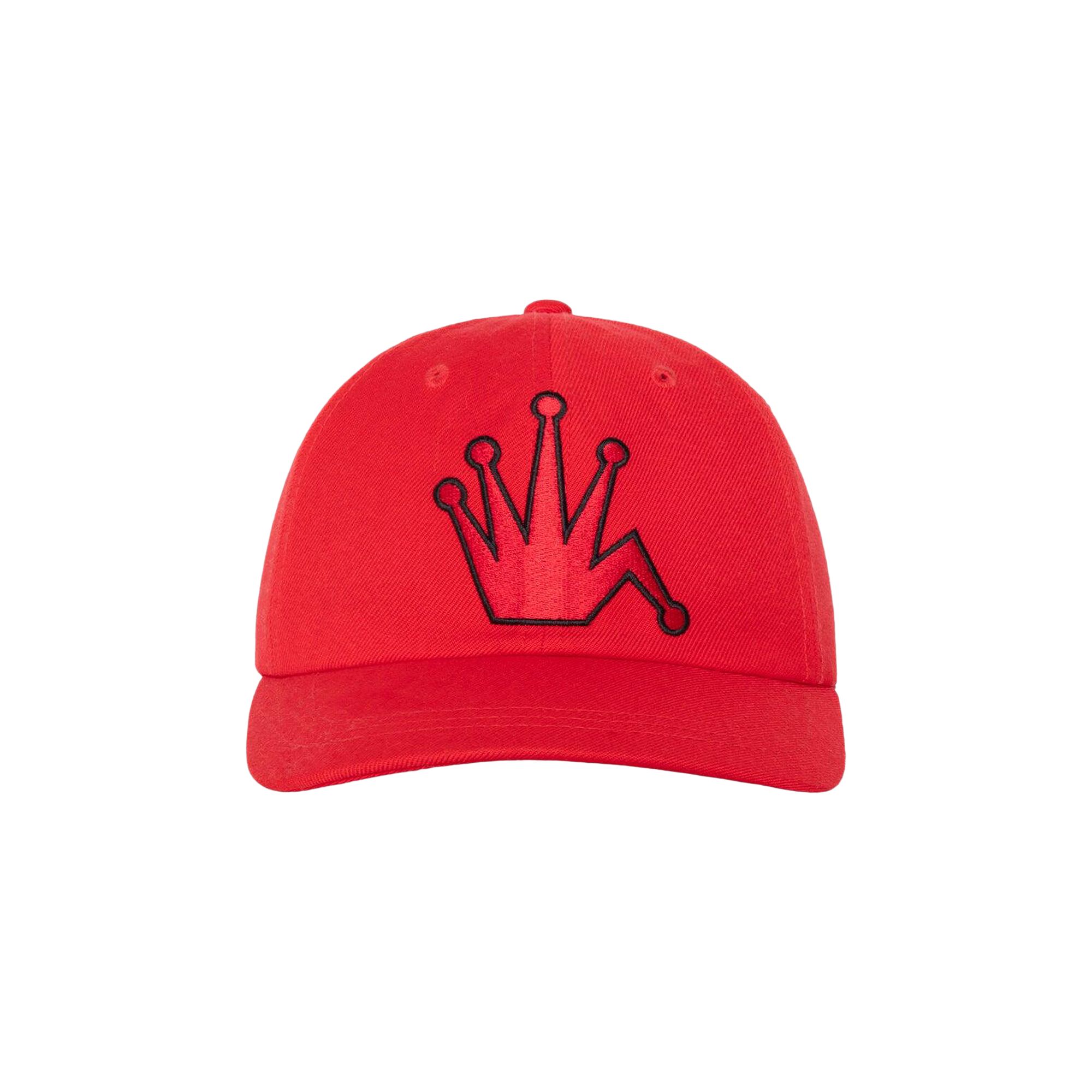Pre-owned Stussy Low Profile Bent Crown Snapback 'red'
