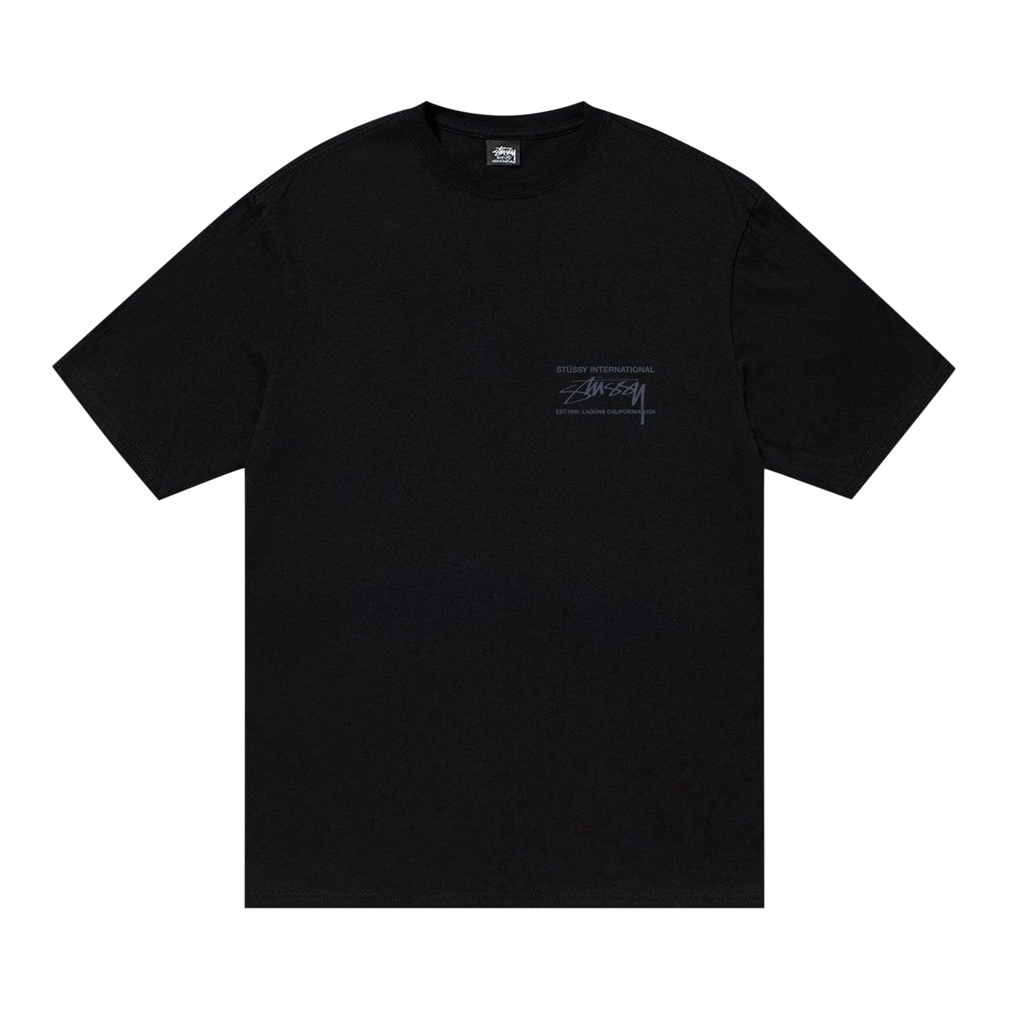 Stussy Smooth International Tee 'Black' | Men's Size 2XL