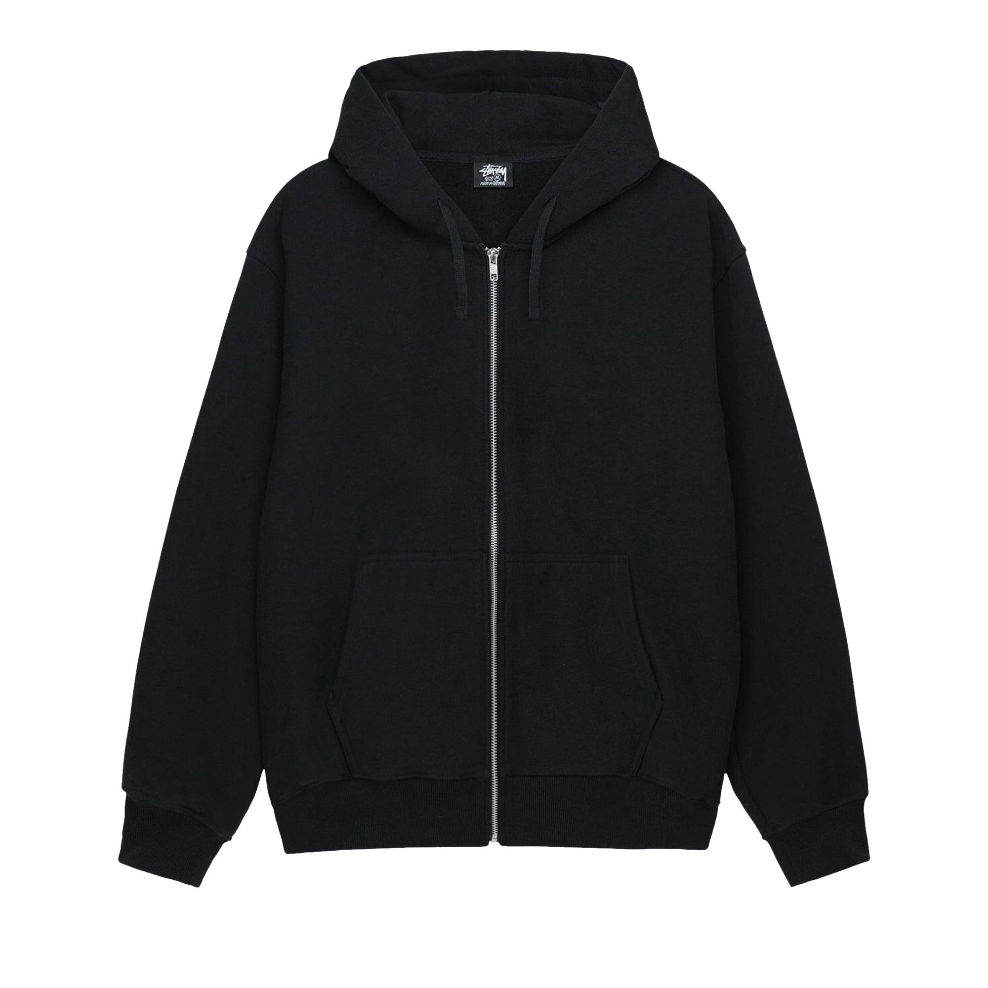 Stussy Buana Stock Zip Hoodie 'Black' | Men's Size XL