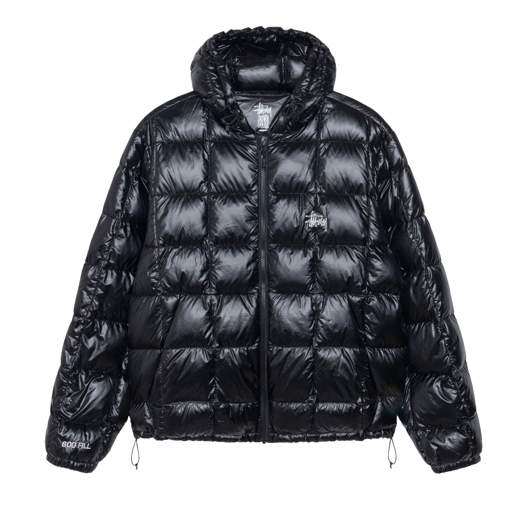 Stussy Midweight Hooded Puffer 'Black' | Men's Size L
