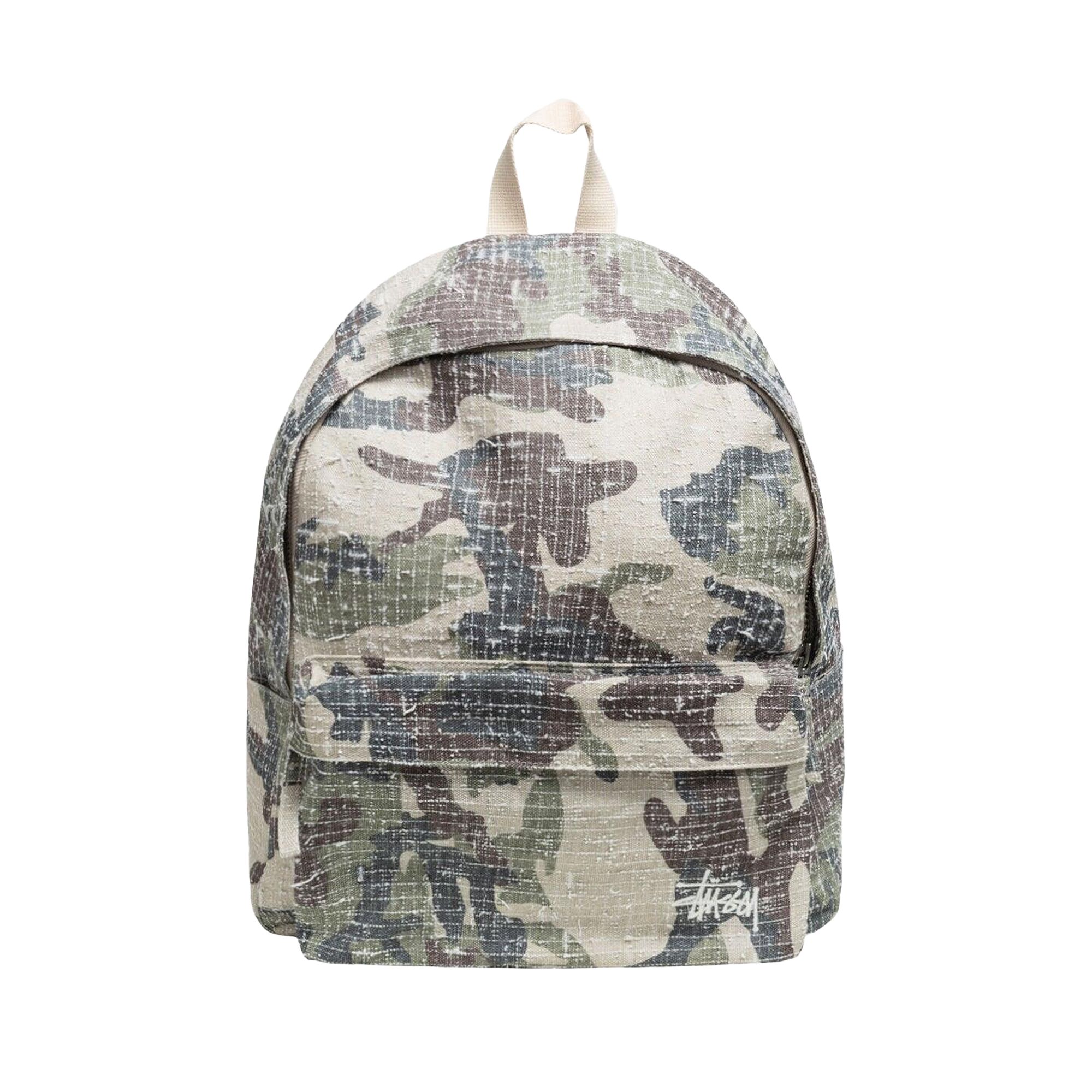 Pre-owned Stussy Needle Punch Backpack 'camo' | Multi-color | Men's Size Onesize