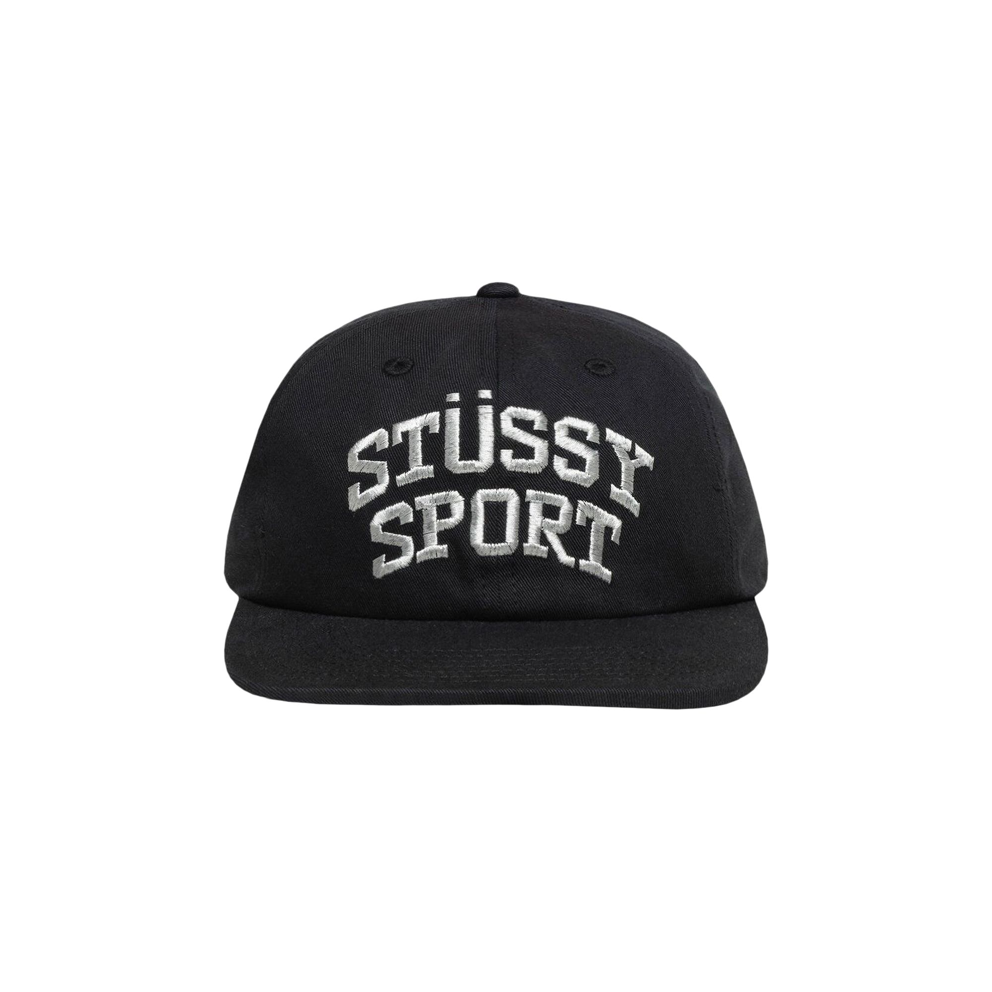 Click to view more detailed imagery on our partner's website Pre-owned Stussy Mid Depth Sport Snapback 'black/metallic'