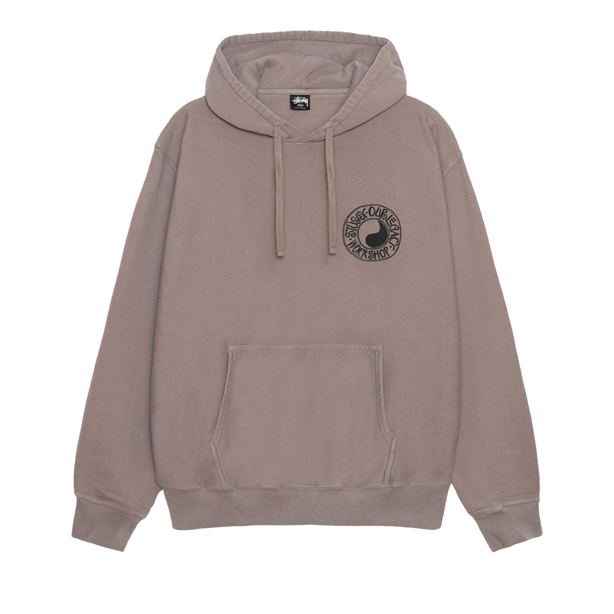Pre-owned Stussy X Our Legacy Work Shop Buana Hoodie 'taupe' In Brown
