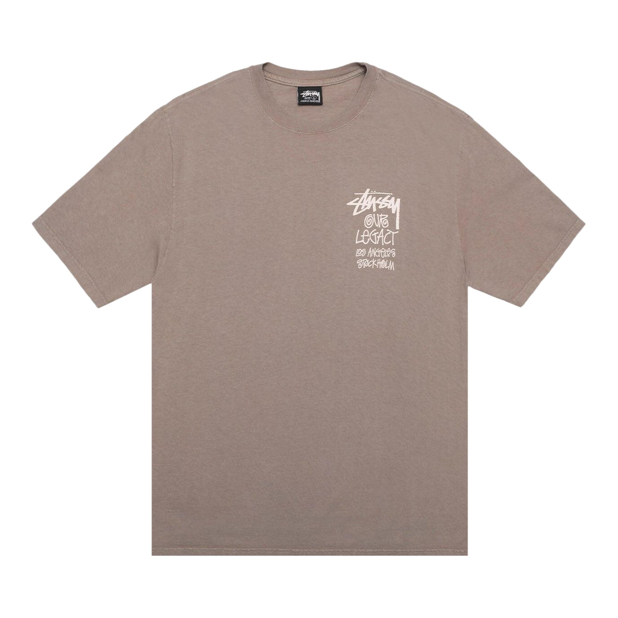 Stussy x Our Legacy Work Shop 8 Ball Yin Yang Tee 'Taupe' | Brown | Men's Size M