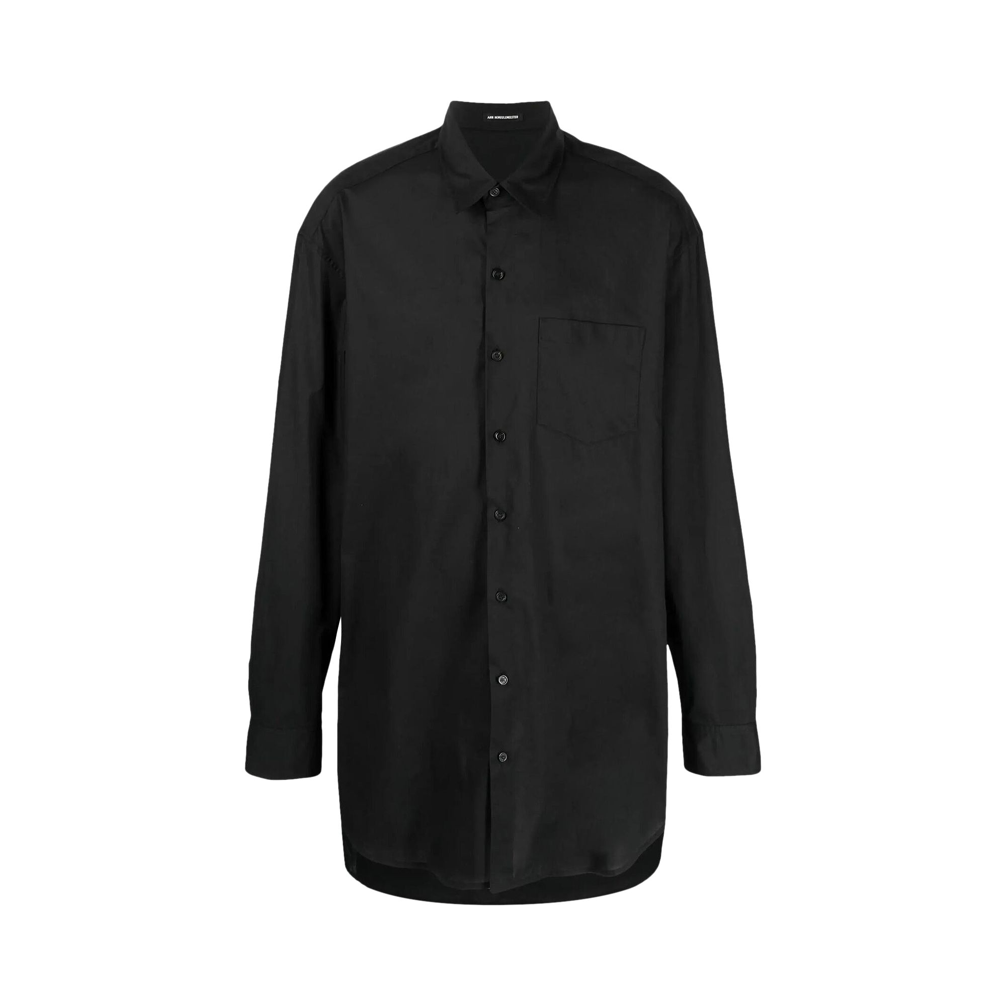 Pre-owned Ann Demeulemeester Arnout Fluid Belting Long Shirt 'black' | Men's Size 46