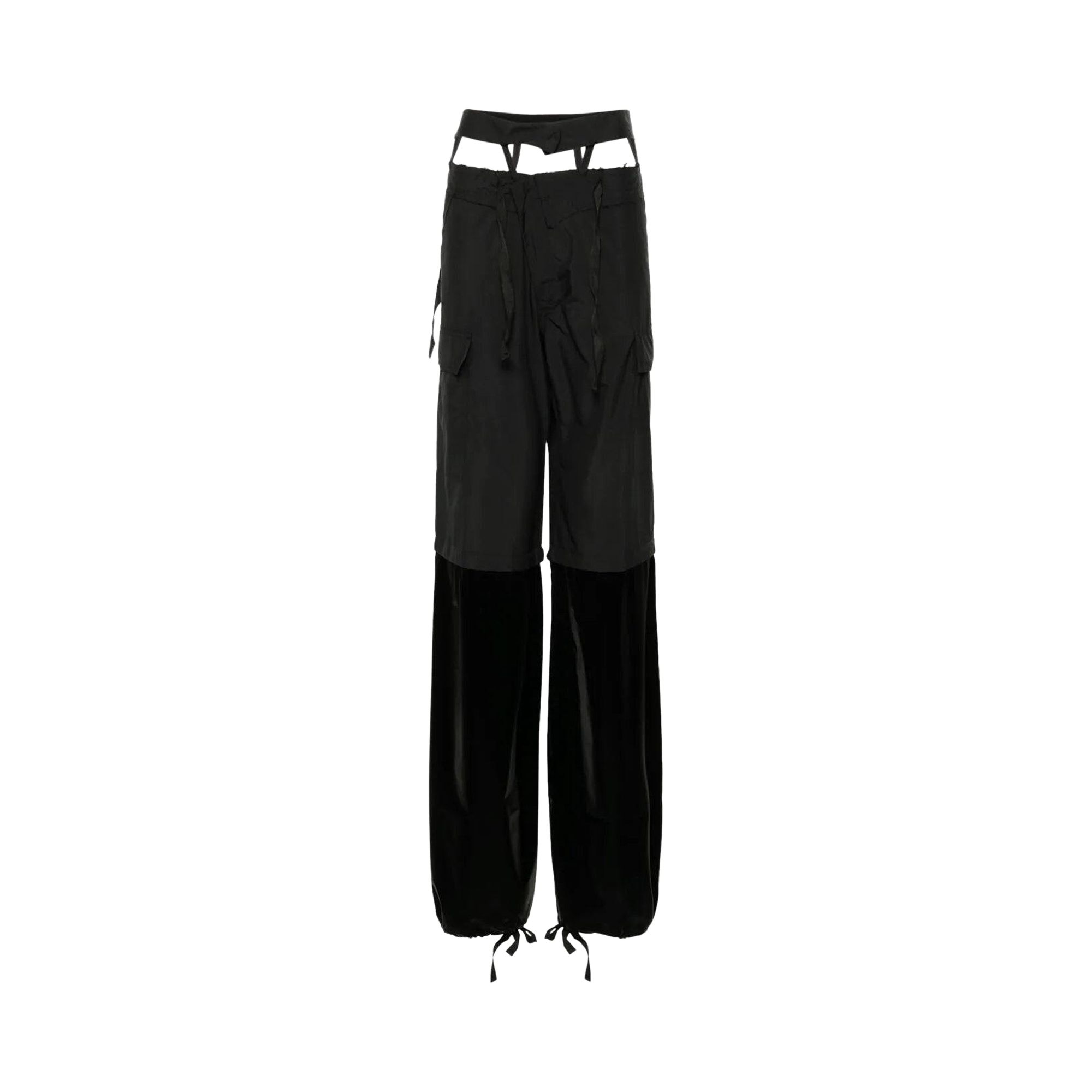 Pre-owned Ottolinger Baggy Cargo Pants 'black' | Women's Size L