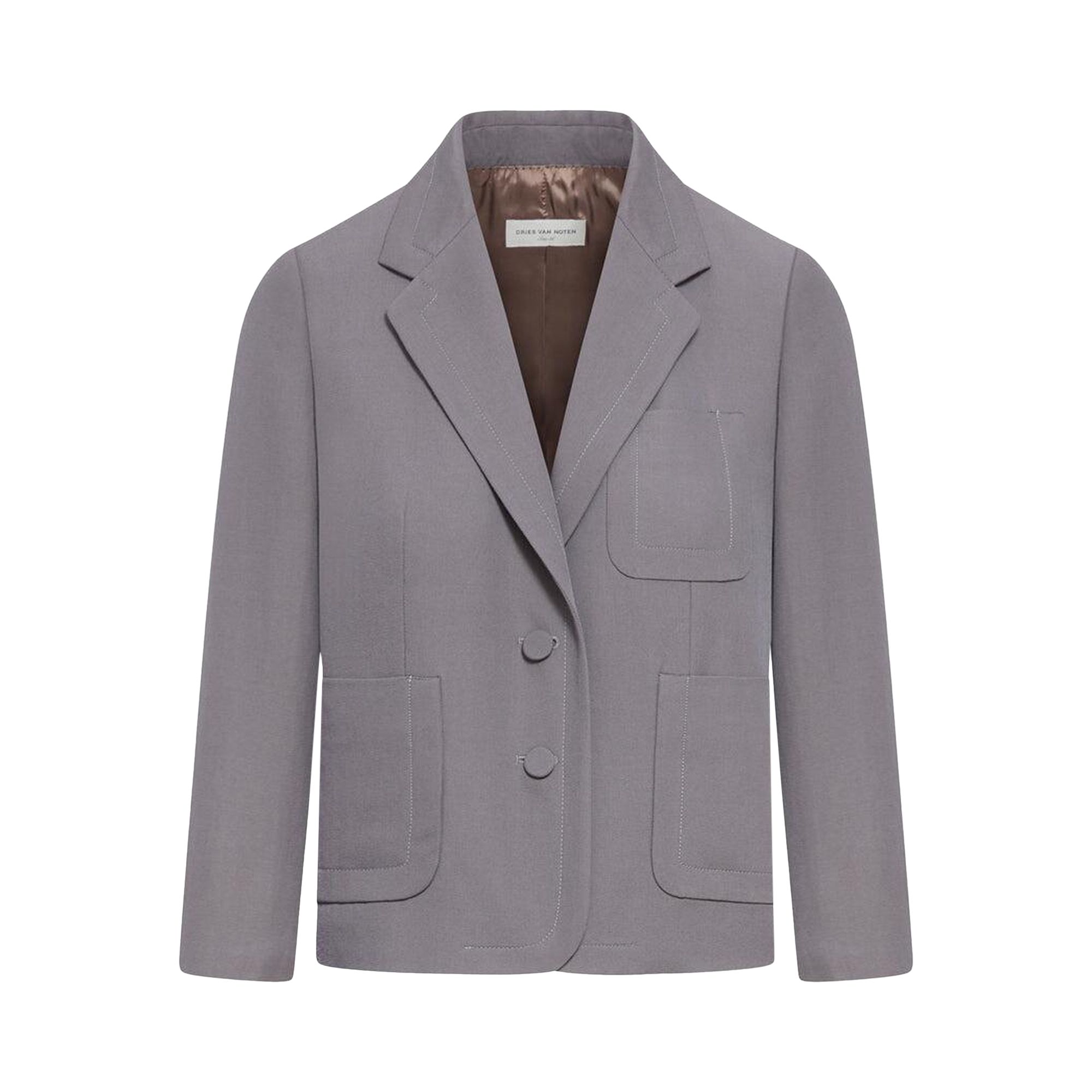 Dries Van Noten Multi Pocket Jacket 'Taupe' | Brown | Women's Size 36