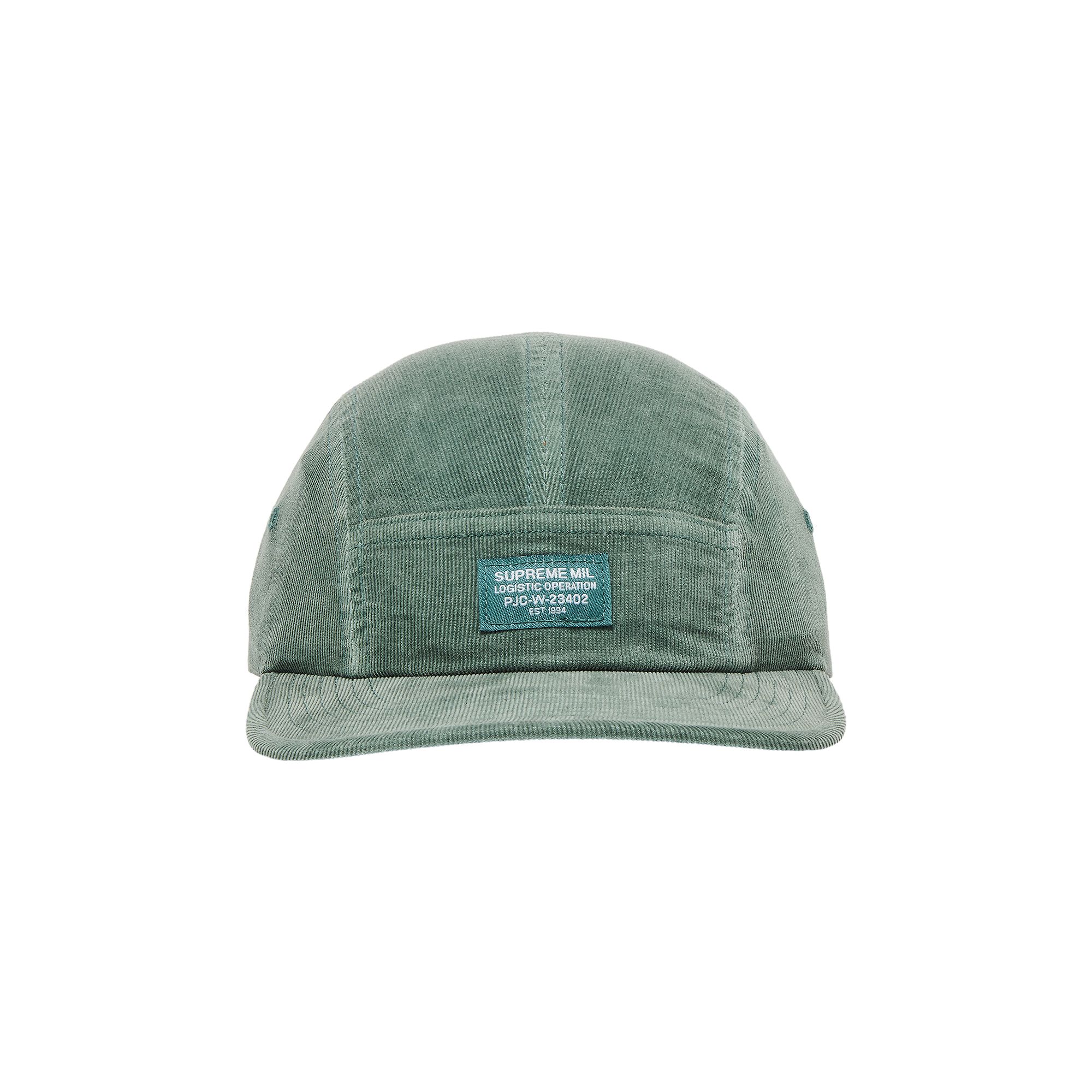 Supreme Corduroy Pocket Camp Cap 'Work Teal' | Men's Size Onesize