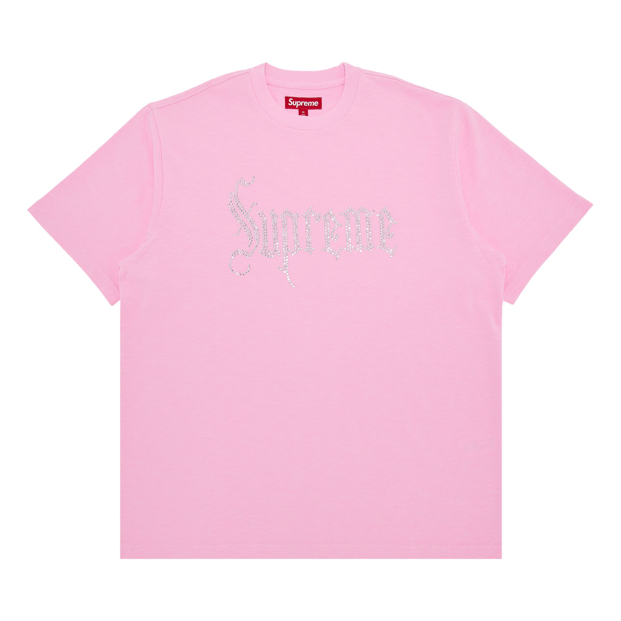 Supreme Rhinestone Short-Sleeve Top 'Pink' | Men's Size M