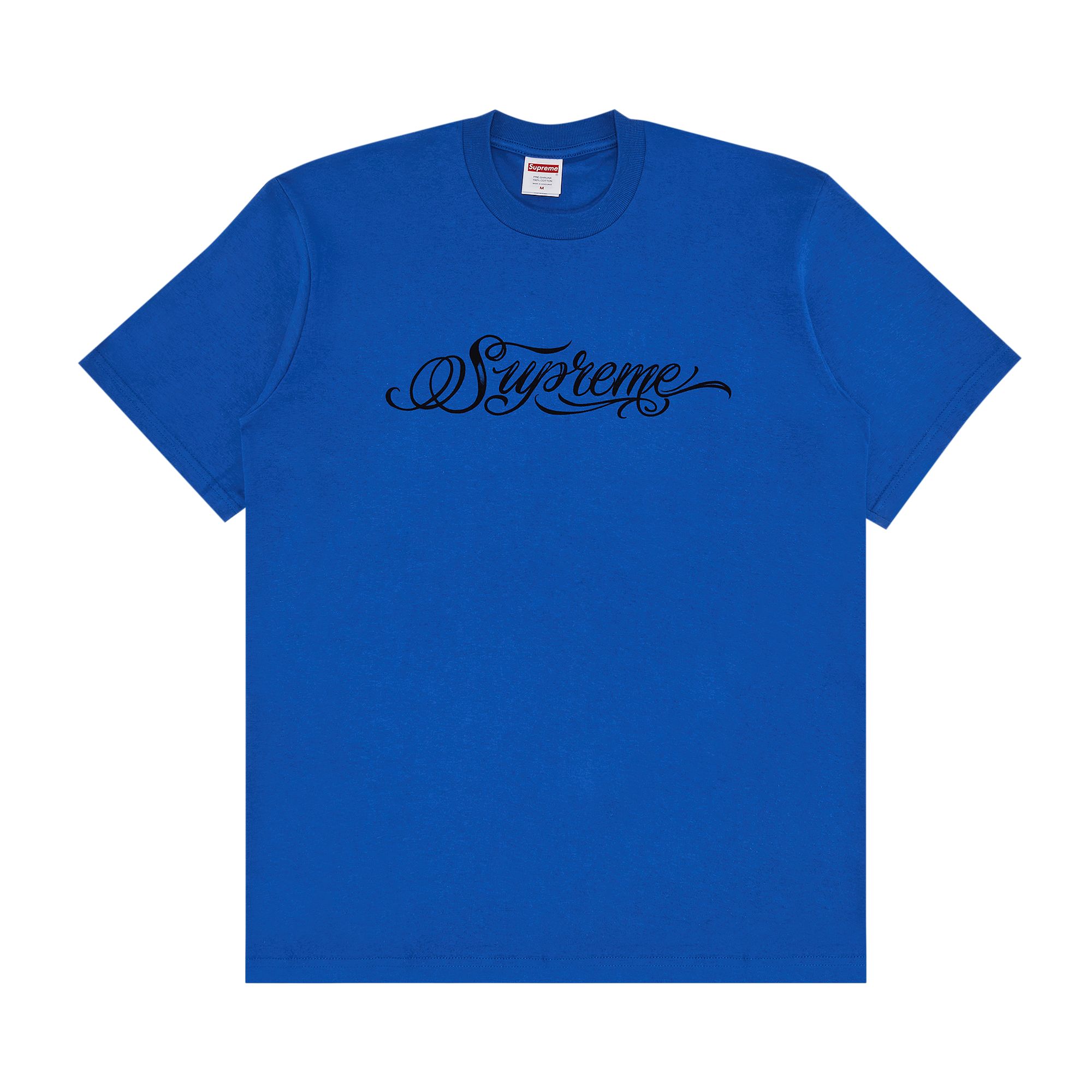 Pre-owned Supreme Script Tee 'royal' | Blue | Men's Size L