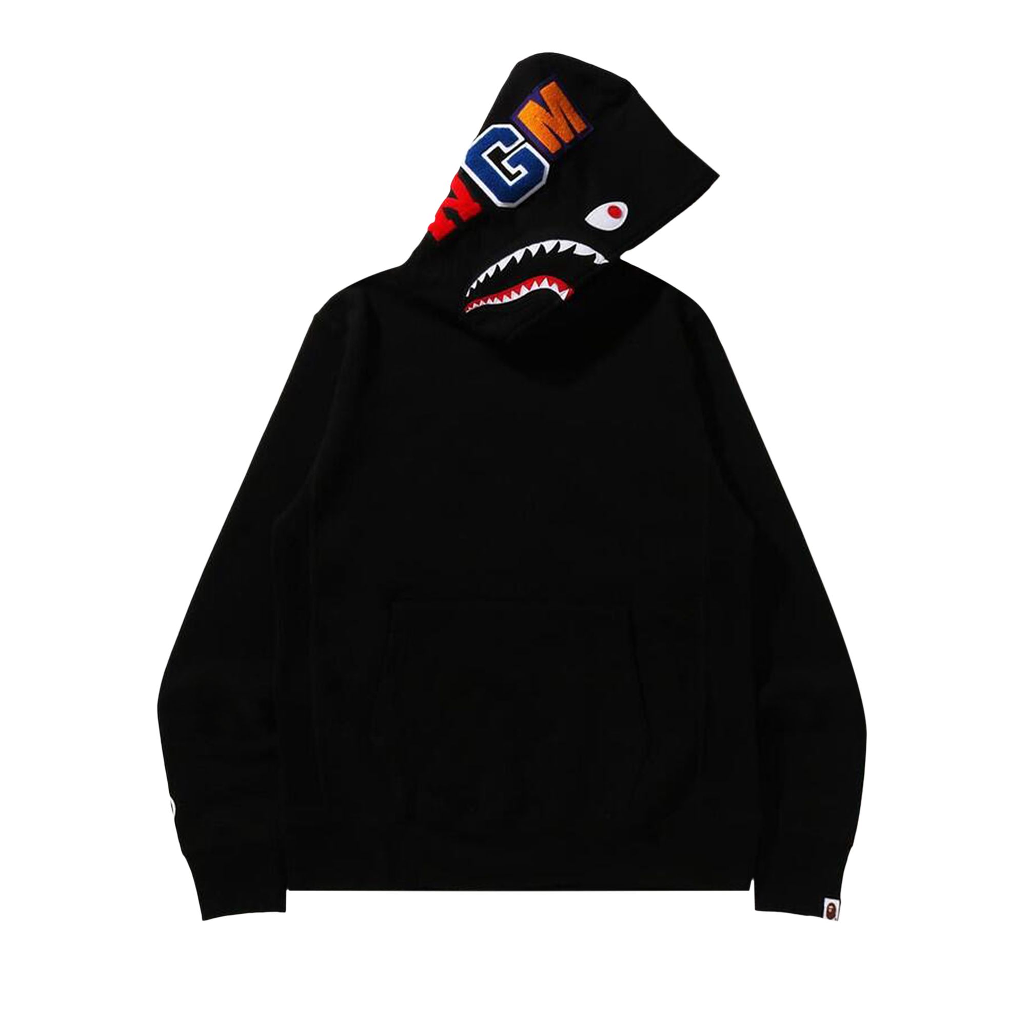 BAPE Shark Pullover Hoodie 'Black' | Men's Size L