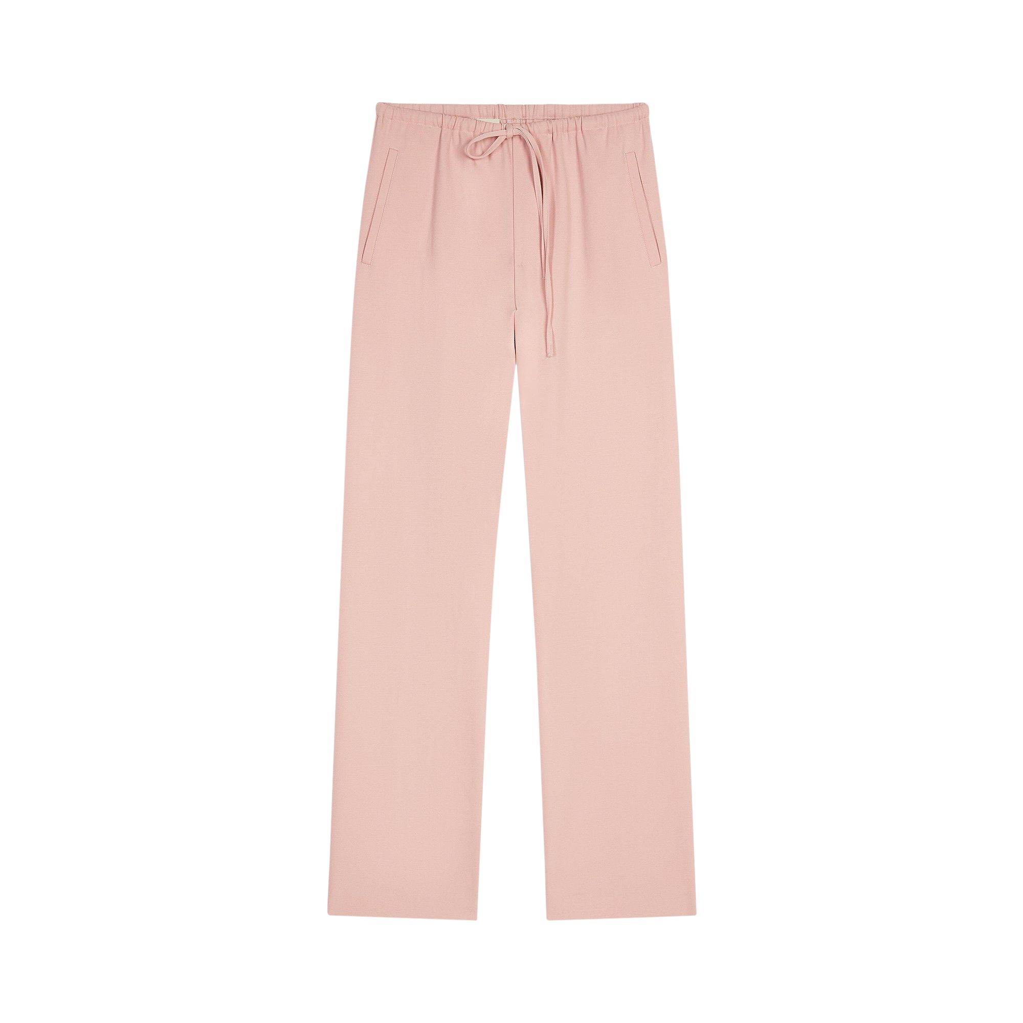 Pre-owned Dries Van Noten Wool Satin Pants 'old Rose' | Pink | Men's Size 48
