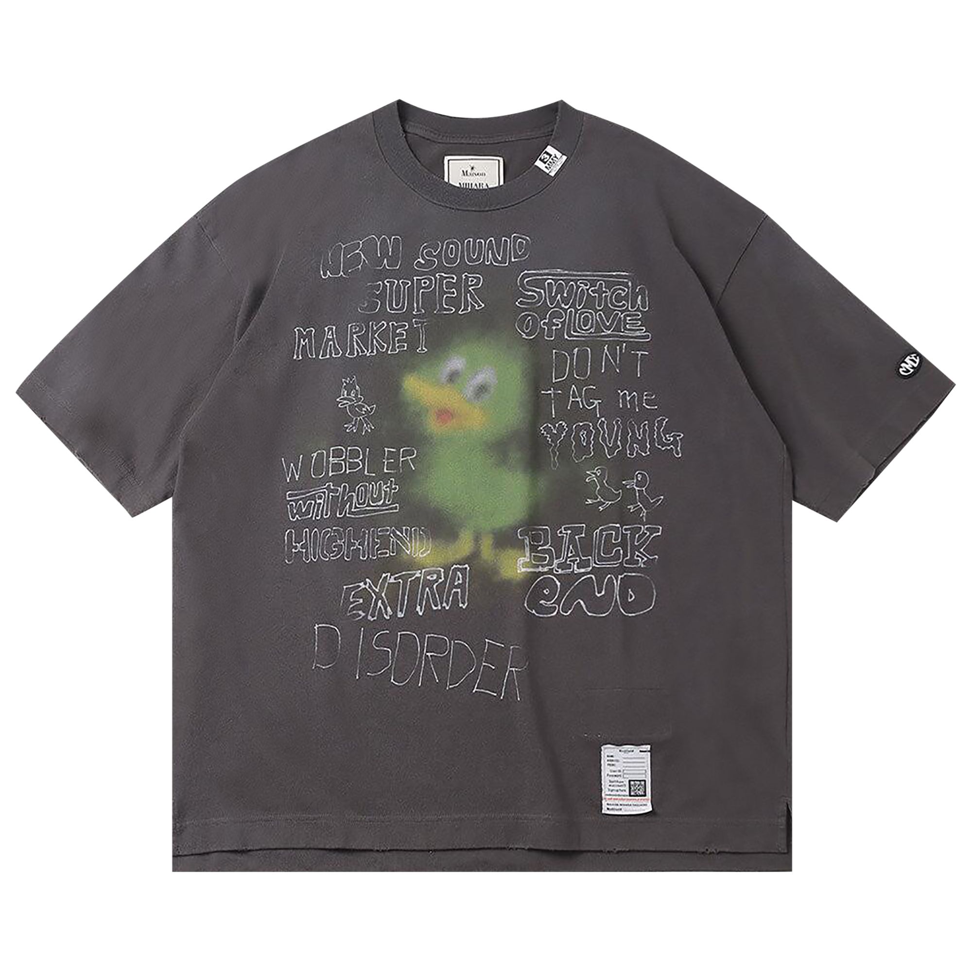 Maison Mihara Yasuhiro Distressed T-Shirt 'Black' | Men's Size 50