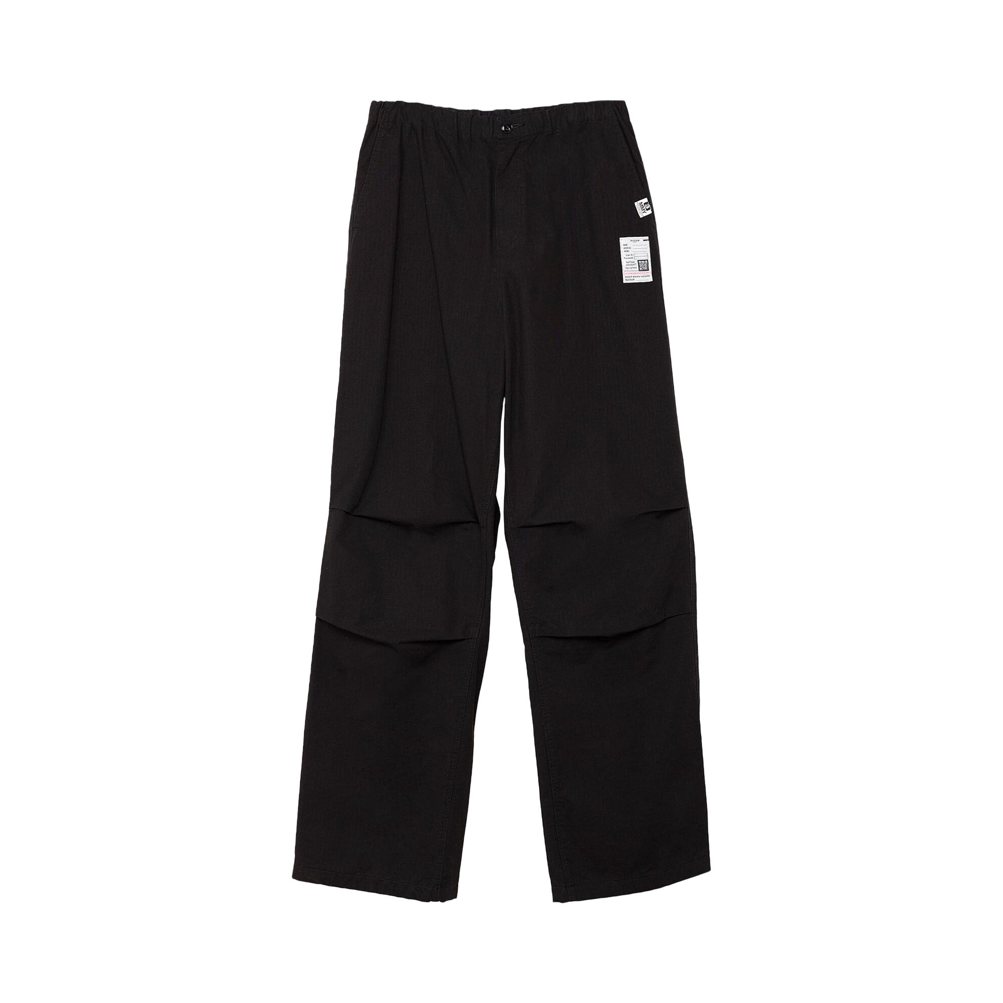 Pre-owned Miharayasuhiro Maison Mihara Yasuhiro Ripstop Parachute Trousers 'black' | Men's Size 50