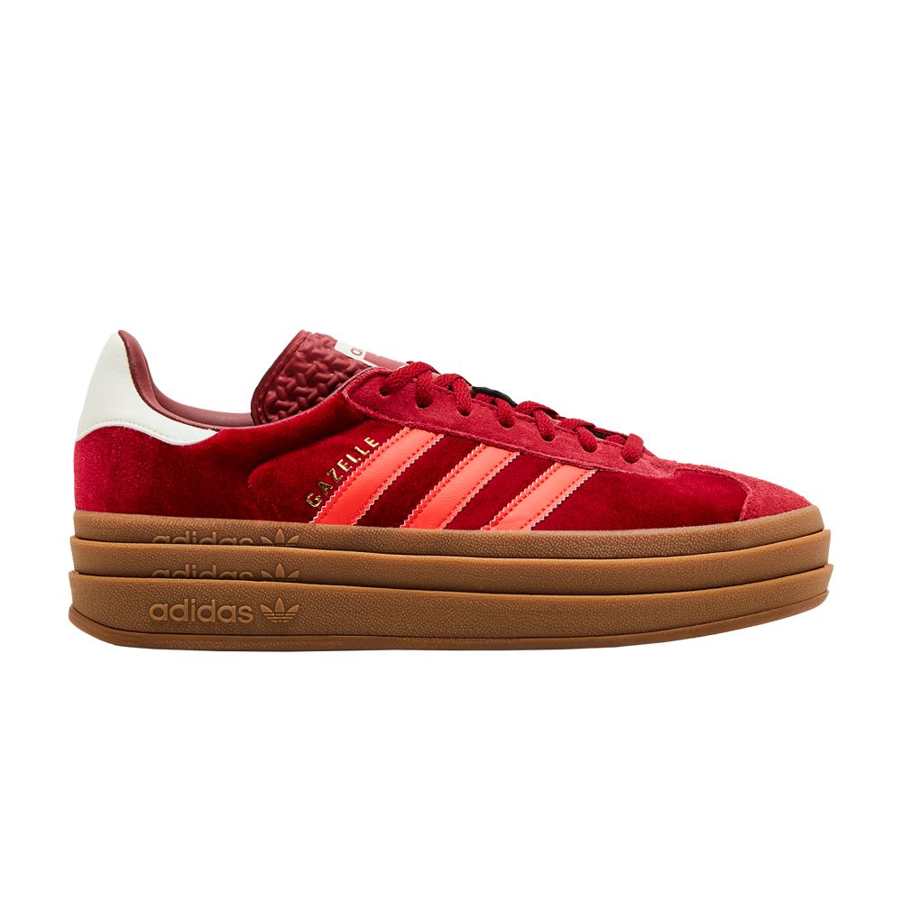 Pre-owned Adidas Originals Wmns Gazelle Bold 'bright Red Velvet'