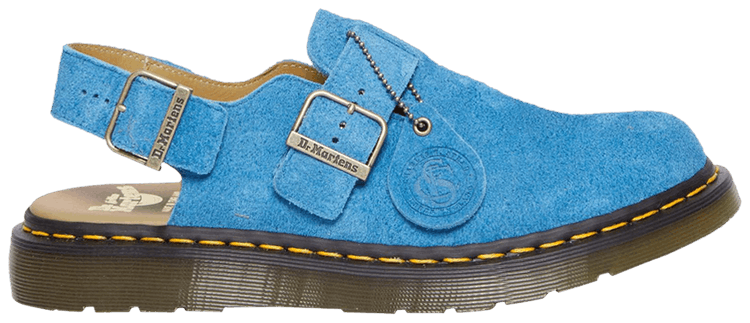 Buy Jorge Made in England Suede Slingback Mule 'Blue