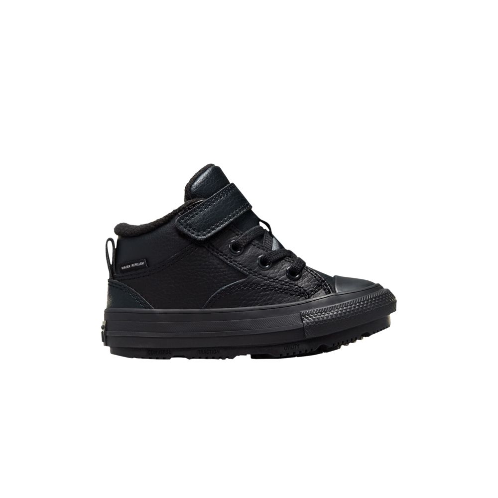 Pre-owned Converse Chuck Taylor All Star Mid Boot Td 'malden Street - Triple Black' | Infant Size 2